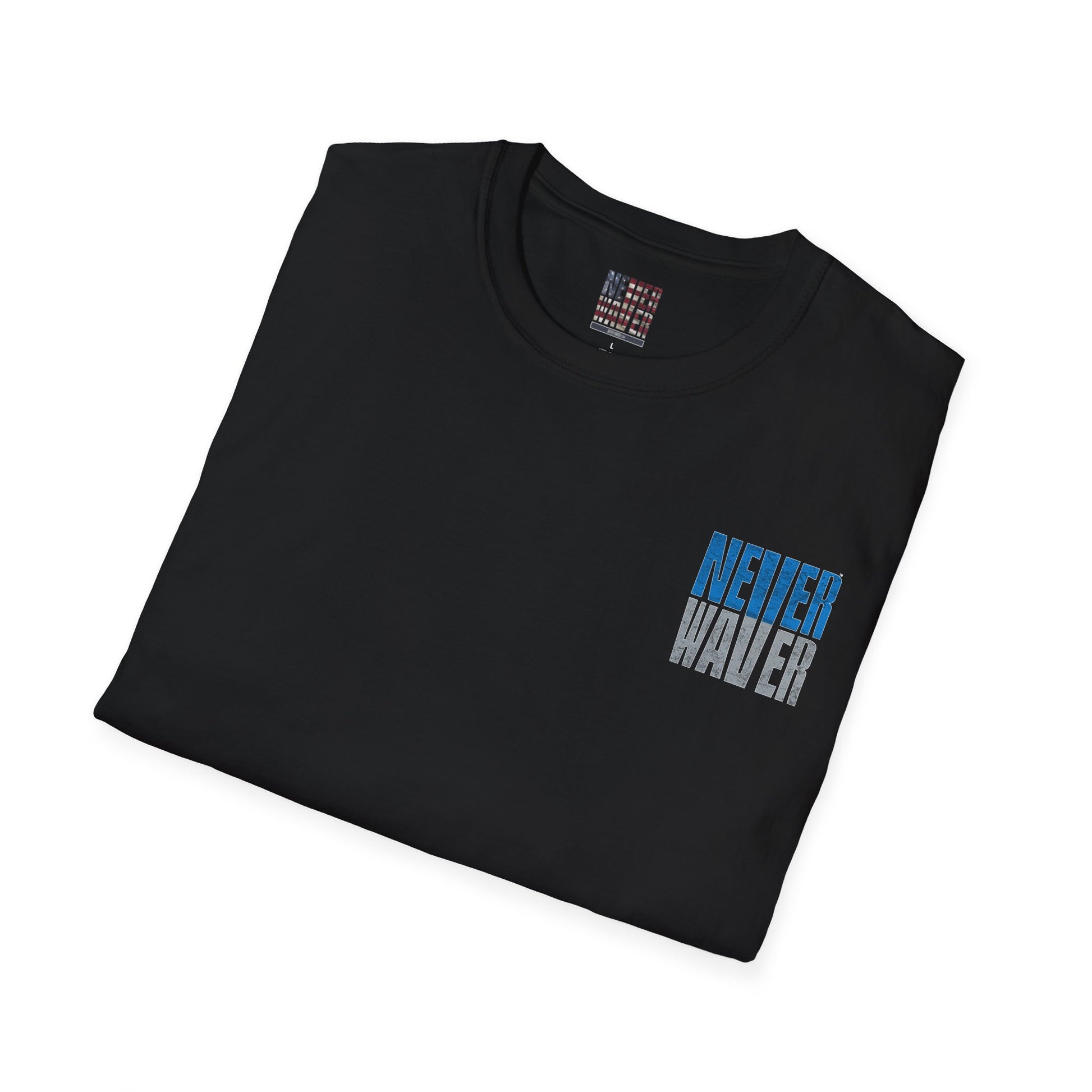 Detroit Fans Never Waver Unisex Softstyle T-Shirt - Never Waver
