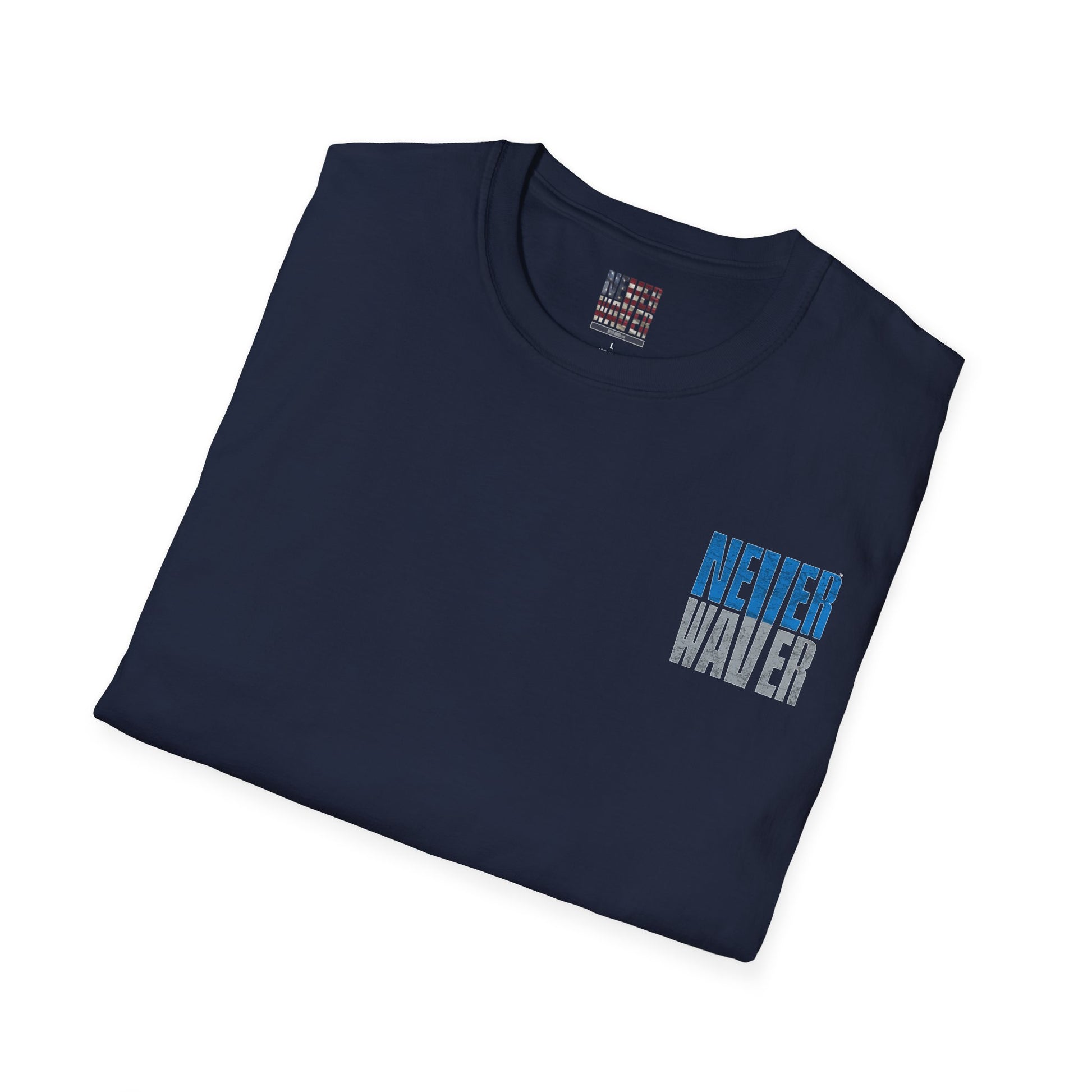 Detroit Fans Never Waver Unisex Softstyle T-Shirt - Never Waver