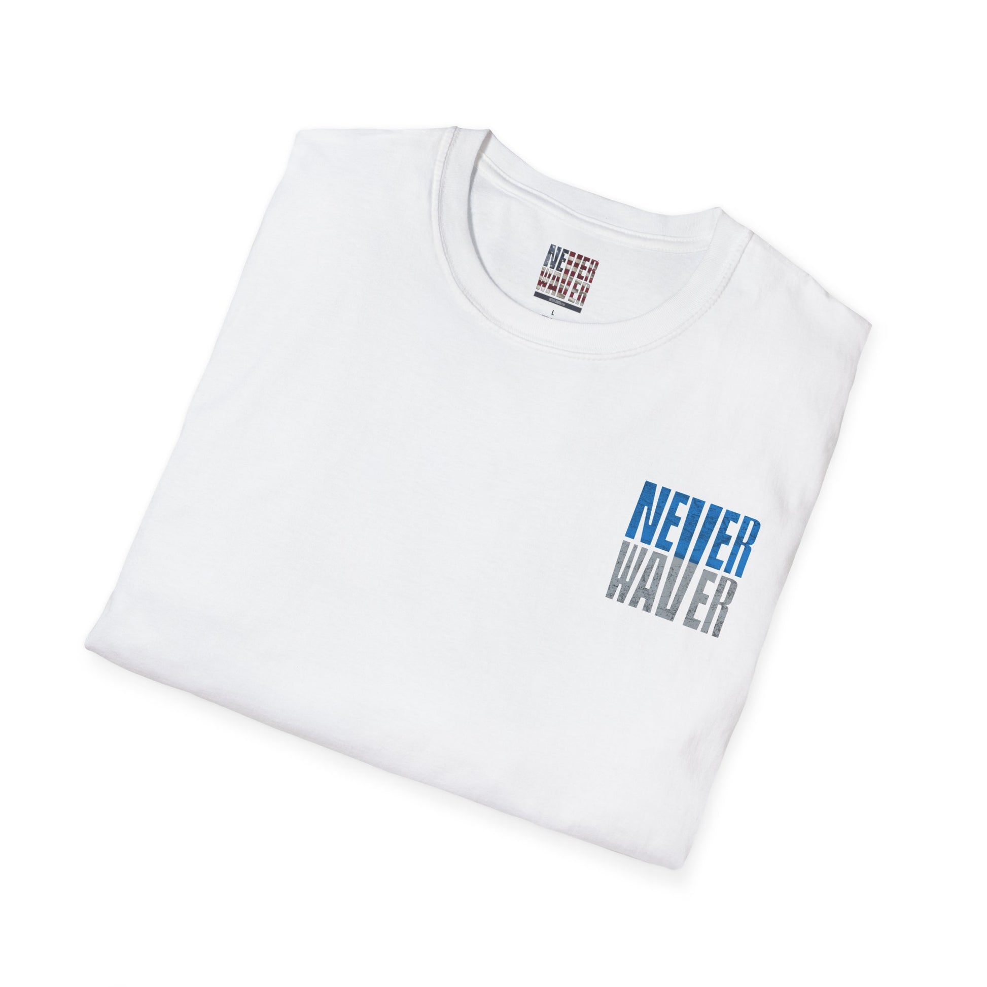 Detroit Fans Never Waver Unisex Softstyle T-Shirt - Never Waver