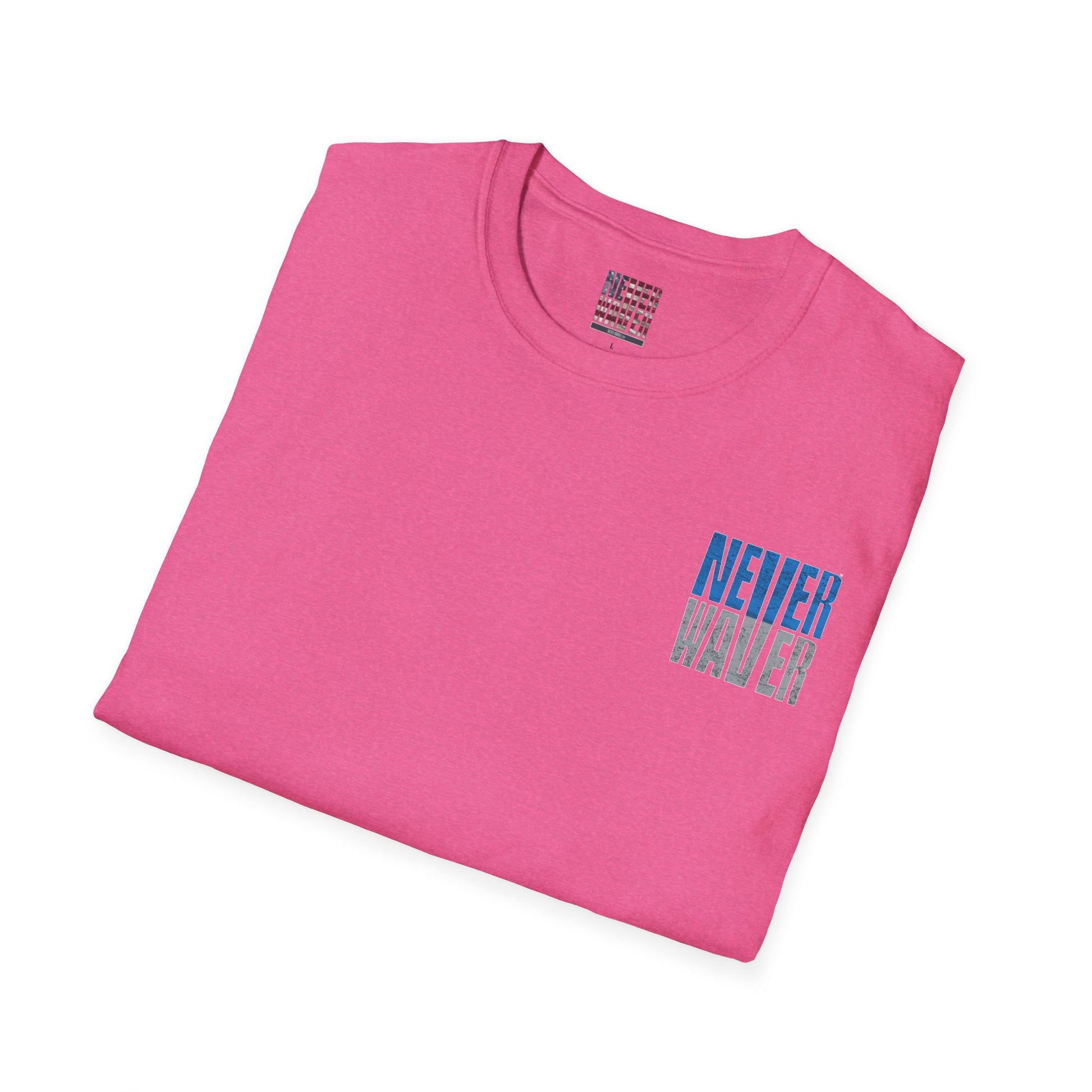 Detroit Fans Never Waver Unisex Softstyle T-Shirt - Never Waver