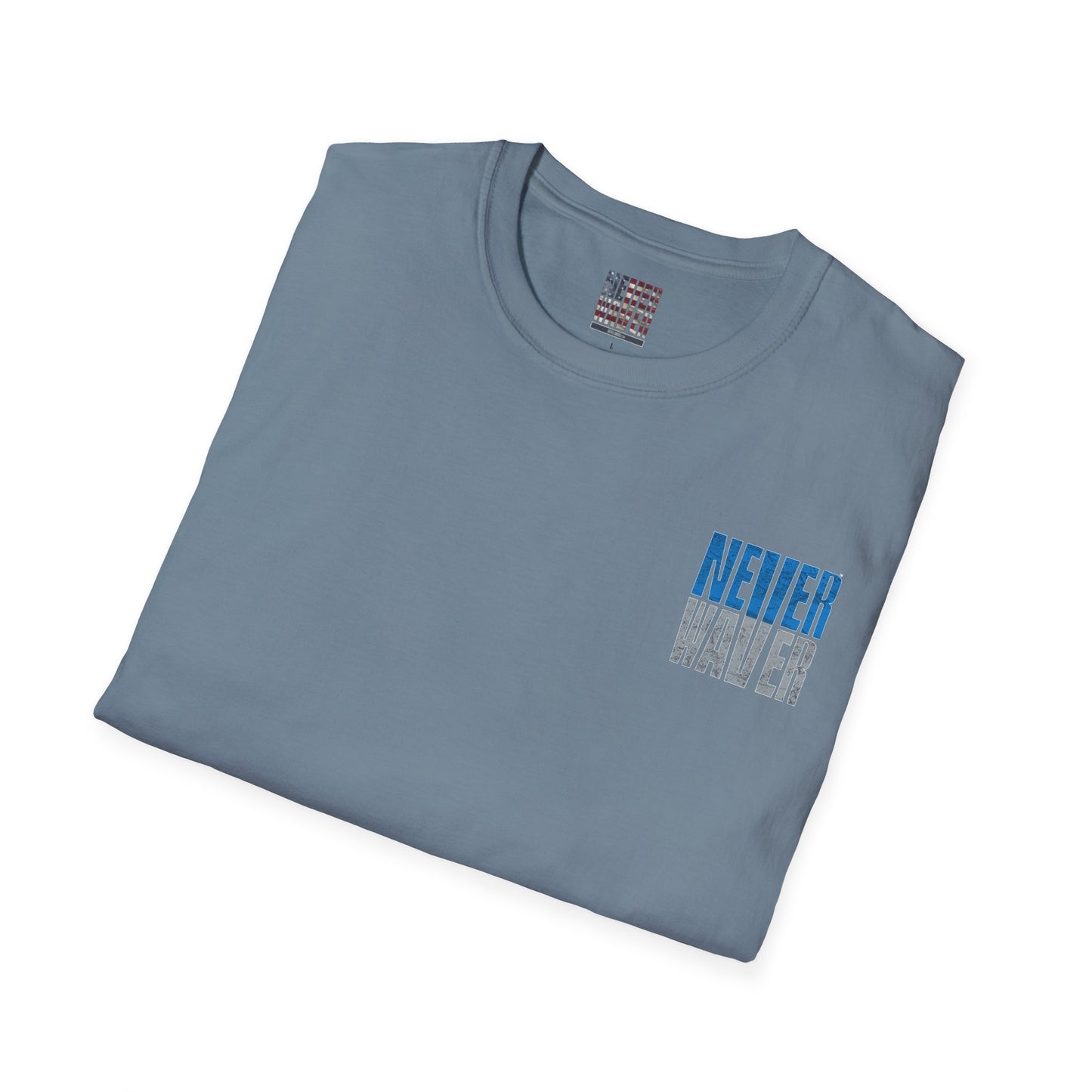 Detroit Fans Never Waver Unisex Softstyle T-Shirt - Never Waver