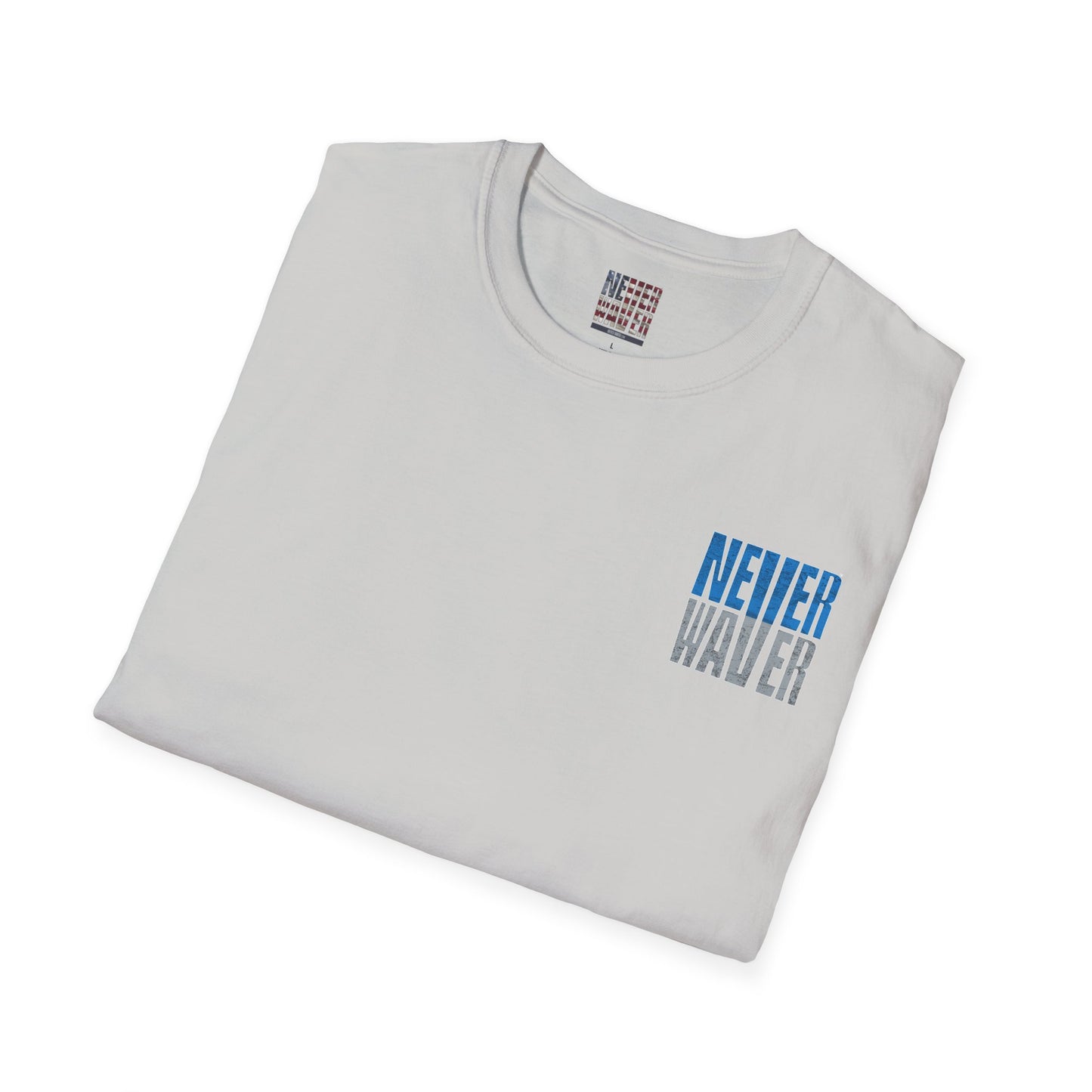 Detroit Fans Never Waver Unisex Softstyle T-Shirt - Never Waver