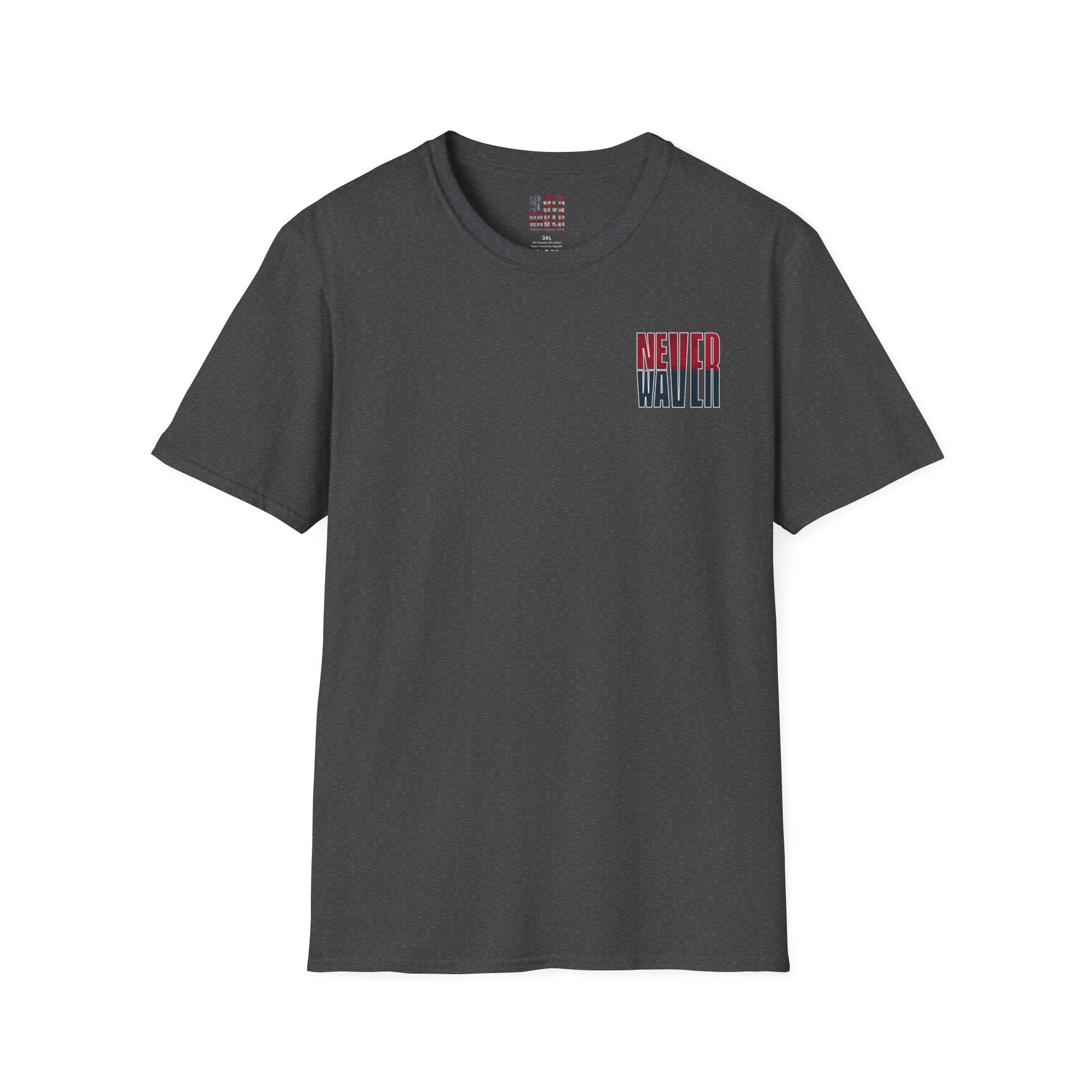 Huston Fans Never Waver Unisex Softstyle T-Shirt - Never Waver