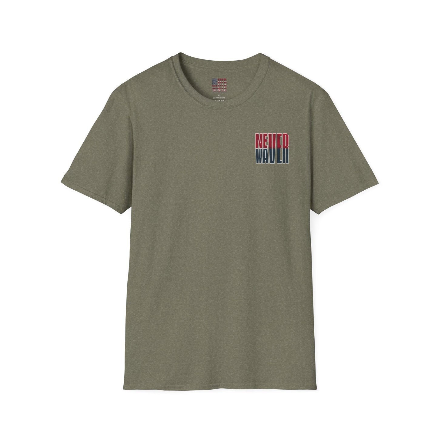 Huston Fans Never Waver Unisex Softstyle T-Shirt - Never Waver