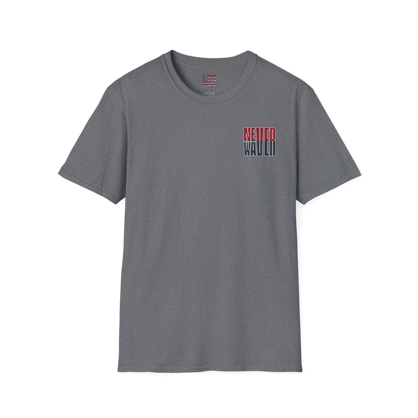 Huston Fans Never Waver Unisex Softstyle T-Shirt - Never Waver