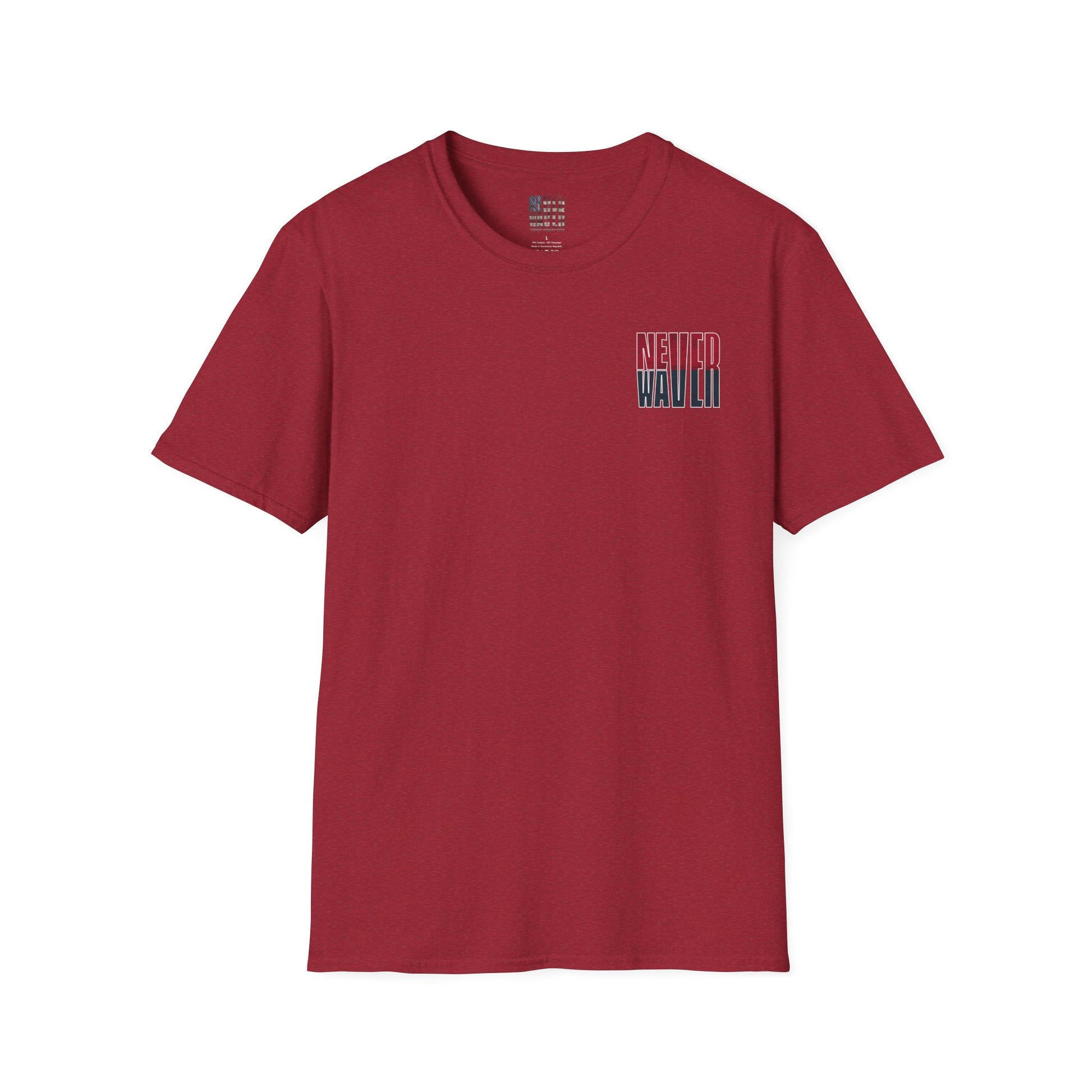 Huston Fans Never Waver Unisex Softstyle T-Shirt - Never Waver