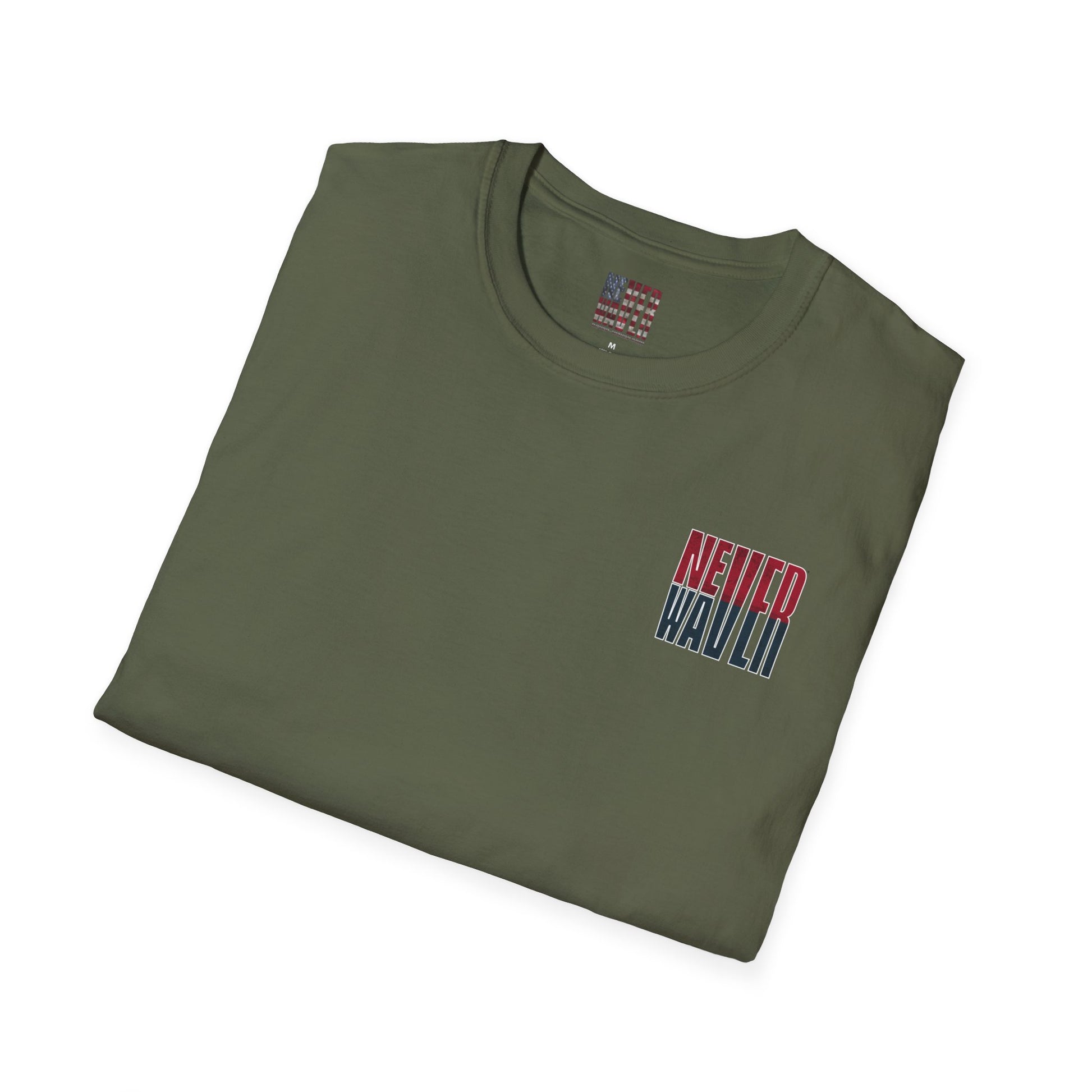 Huston Fans Never Waver Unisex Softstyle T-Shirt - Never Waver