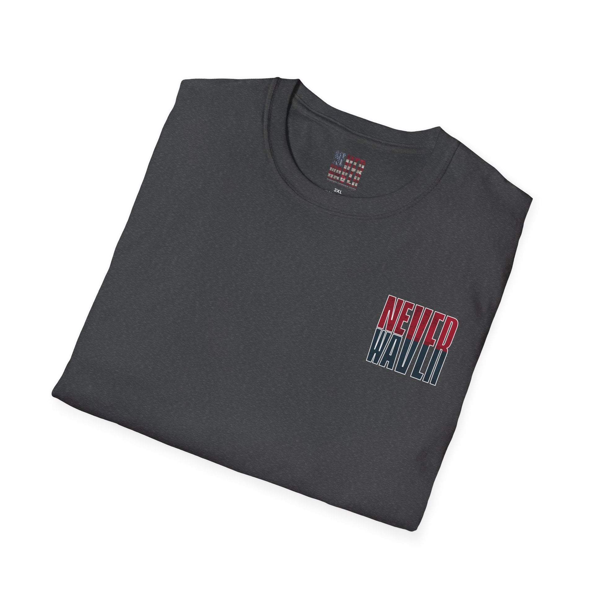 Huston Fans Never Waver Unisex Softstyle T-Shirt - Never Waver