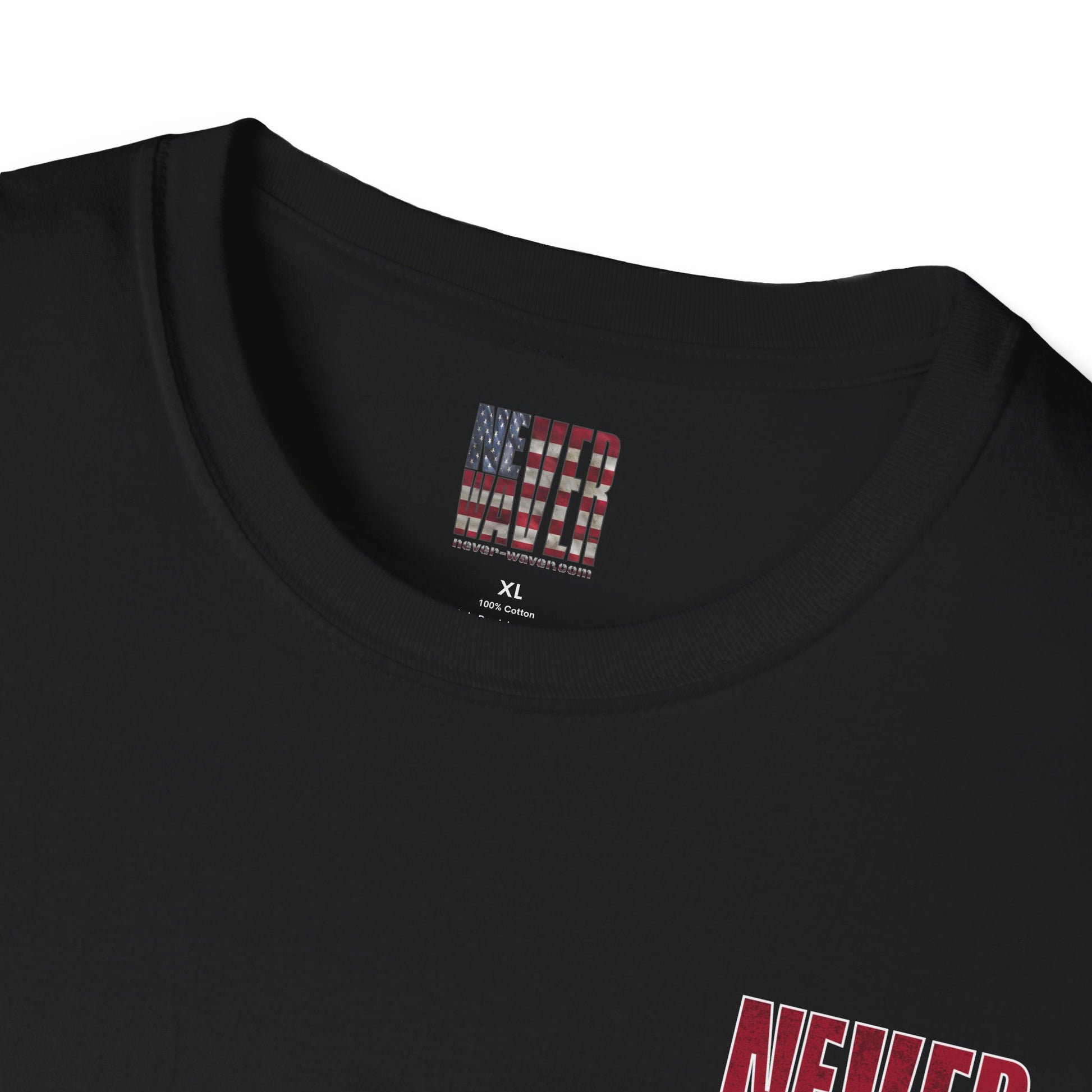 Huston Fans Never Waver Unisex Softstyle T-Shirt - Never Waver