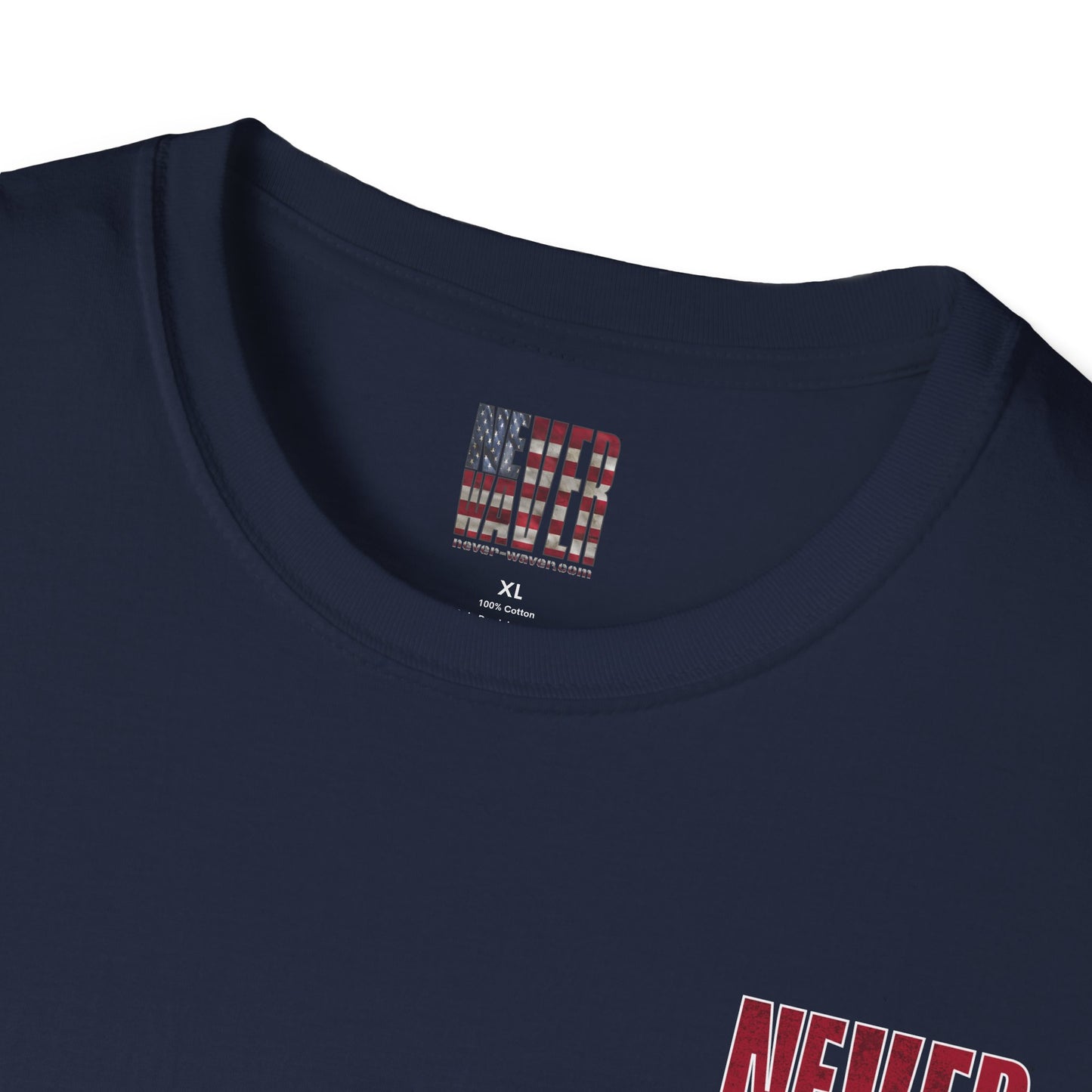 Huston Fans Never Waver Unisex Softstyle T-Shirt - Never Waver