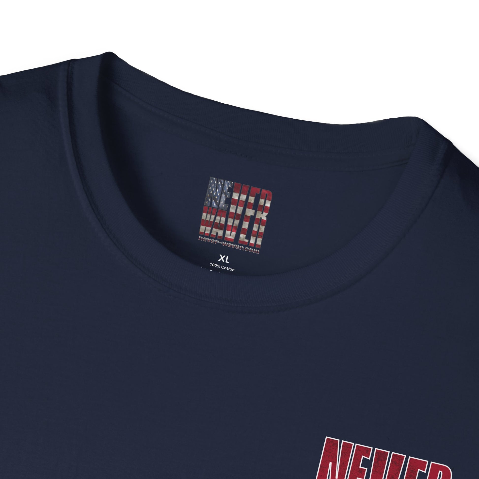 Huston Fans Never Waver Unisex Softstyle T-Shirt - Never Waver