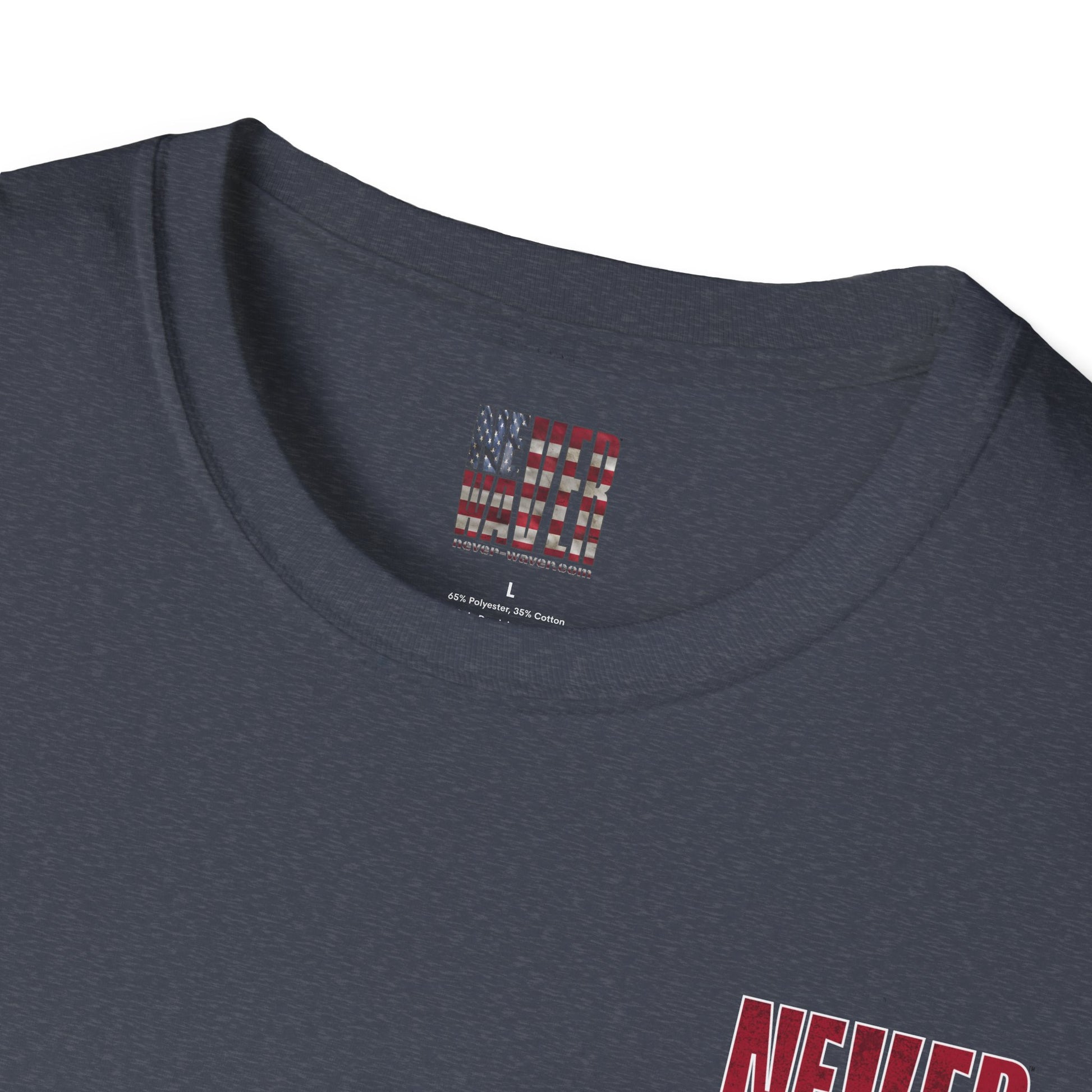 Huston Fans Never Waver Unisex Softstyle T-Shirt - Never Waver