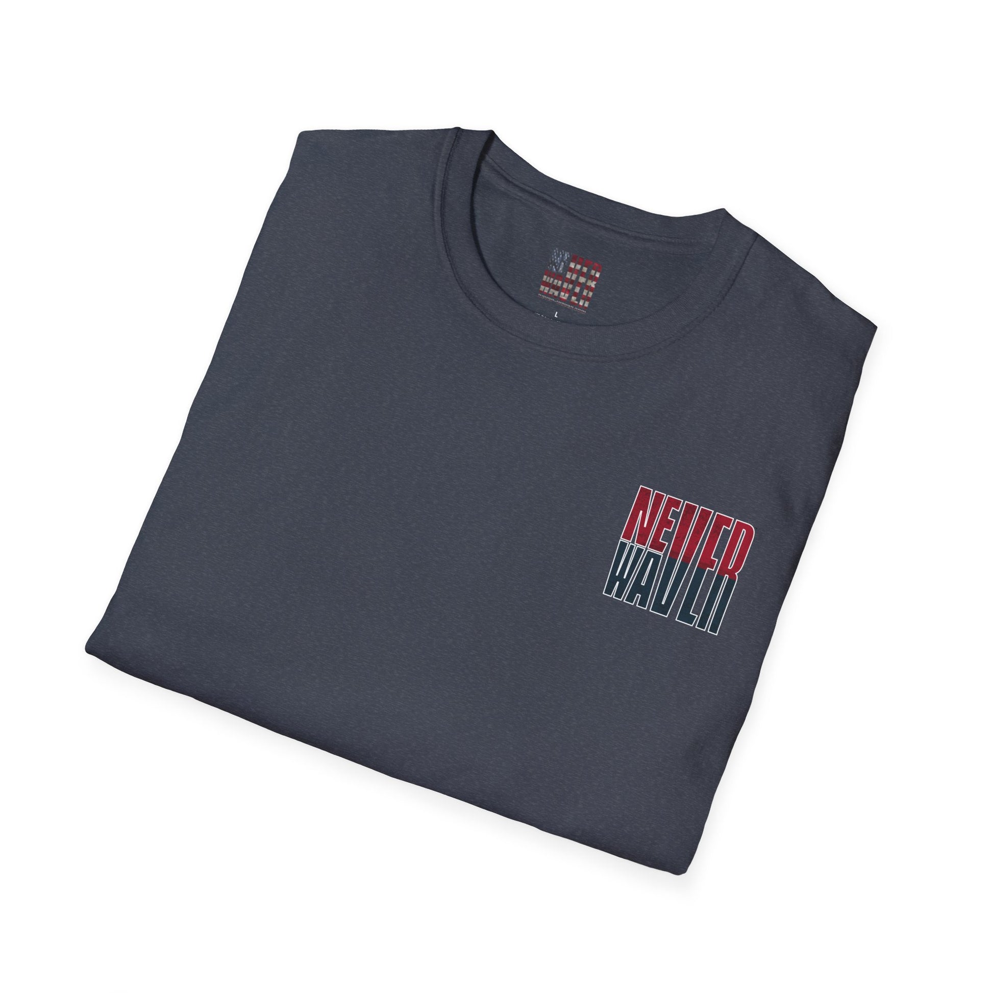 Huston Fans Never Waver Unisex Softstyle T-Shirt - Never Waver