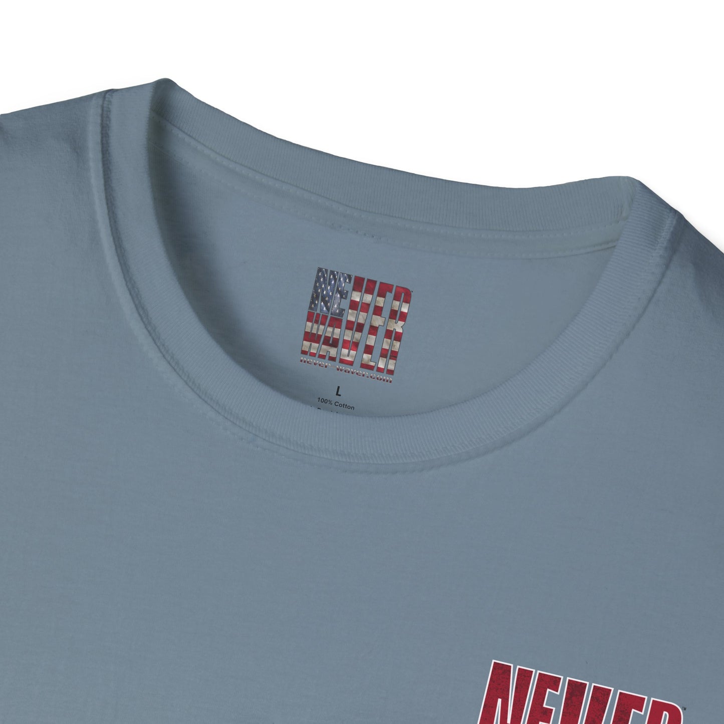Huston Fans Never Waver Unisex Softstyle T-Shirt - Never Waver