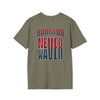 Huston Fans Never Waver Unisex Softstyle T-Shirt - Never Waver