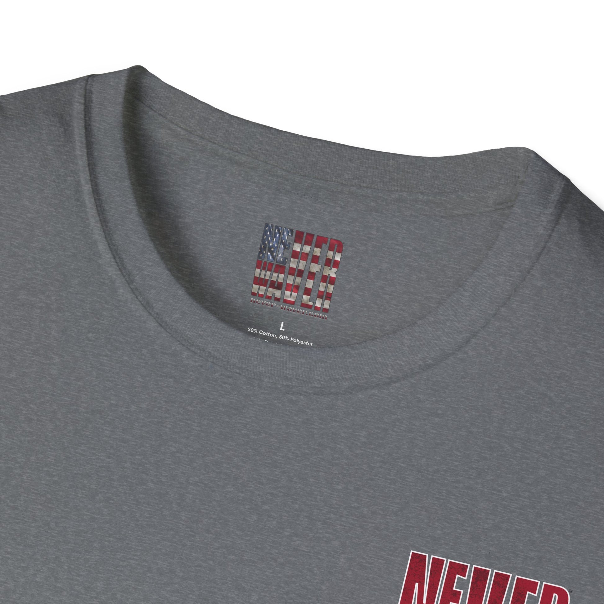 Huston Fans Never Waver Unisex Softstyle T-Shirt - Never Waver