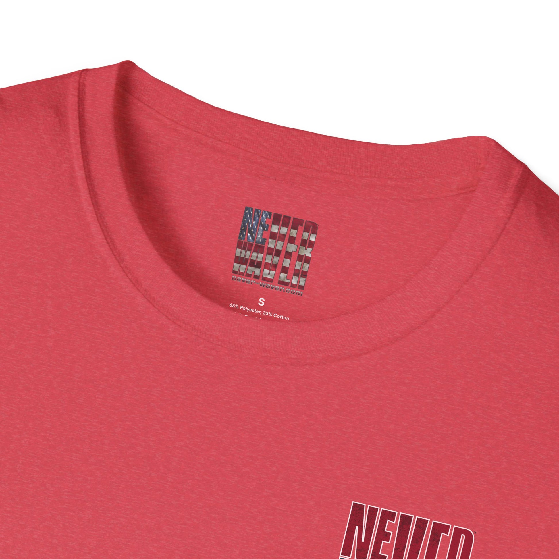 Huston Fans Never Waver Unisex Softstyle T-Shirt - Never Waver