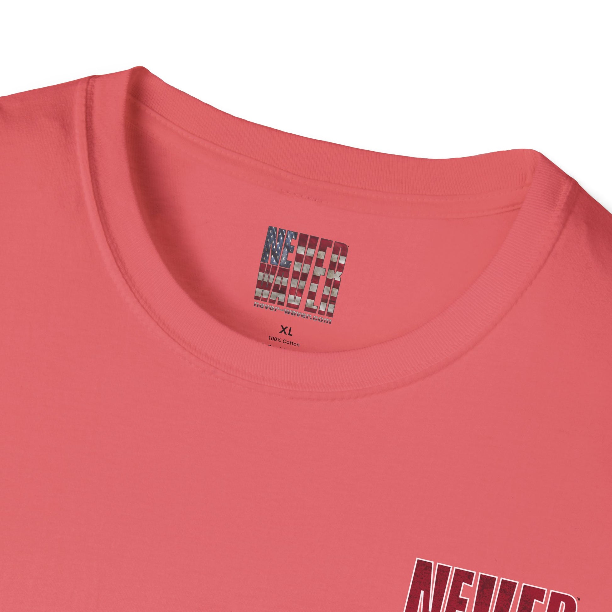 Huston Fans Never Waver Unisex Softstyle T-Shirt - Never Waver