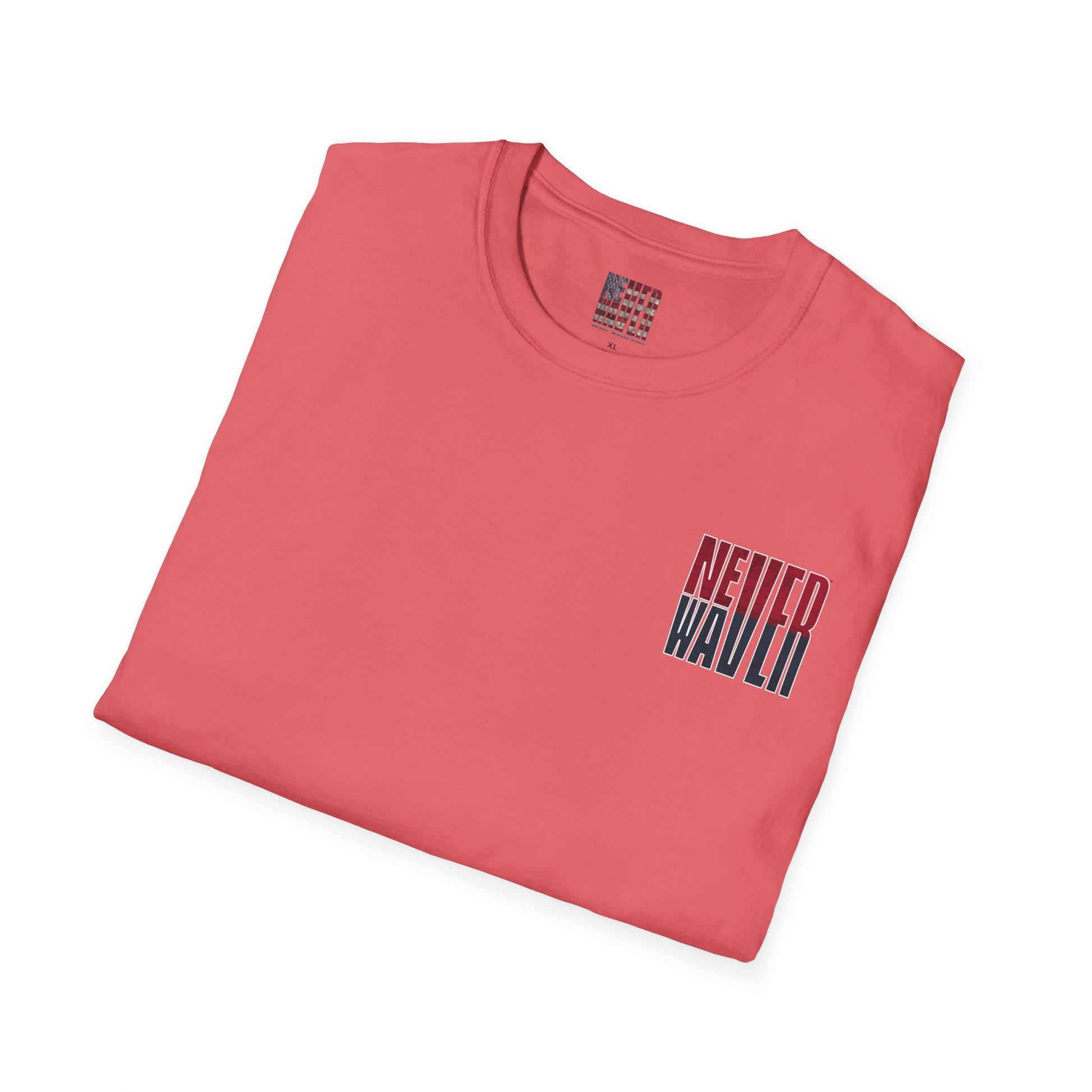 Huston Fans Never Waver Unisex Softstyle T-Shirt - Never Waver