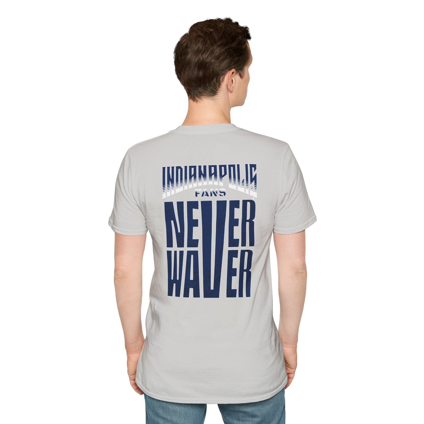 Indianapolis Fans Never Waver Unisex Softstyle T-Shirt - Never Waver