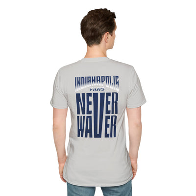 Indianapolis Fans Never Waver Unisex Softstyle T-Shirt - Never Waver