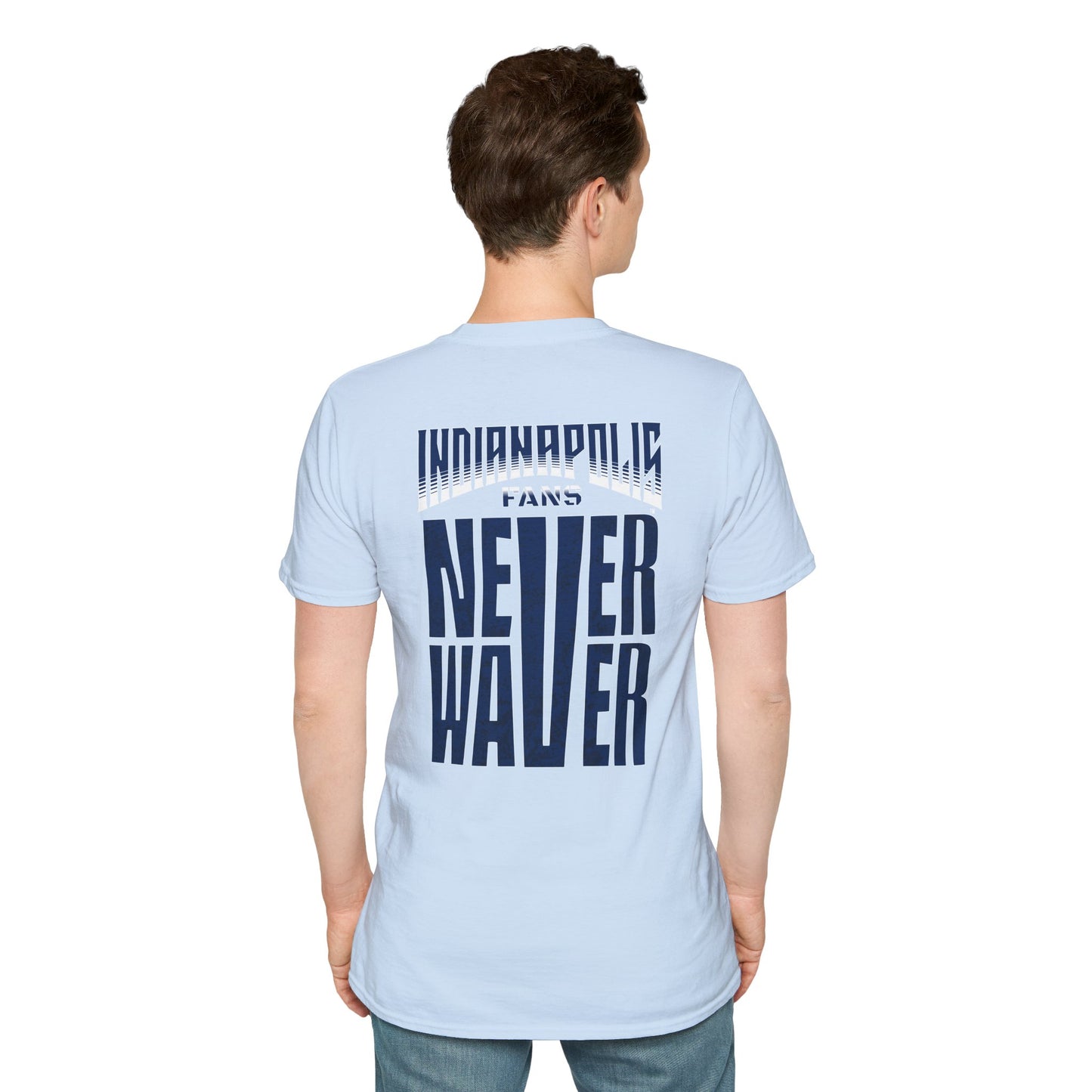 Indianapolis Fans Never Waver Unisex Softstyle T-Shirt - Never Waver
