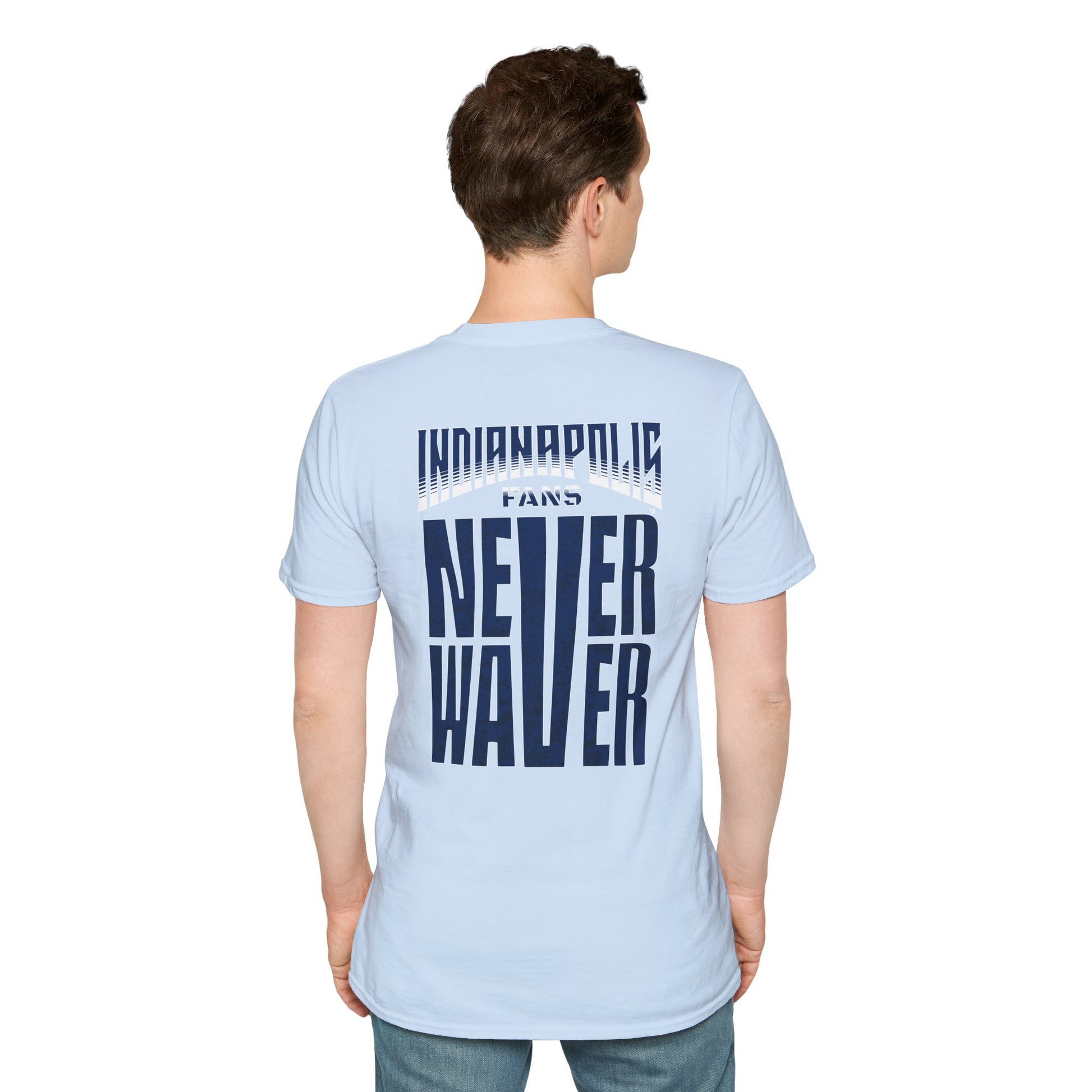 Indianapolis Fans Never Waver Unisex Softstyle T-Shirt - Never Waver