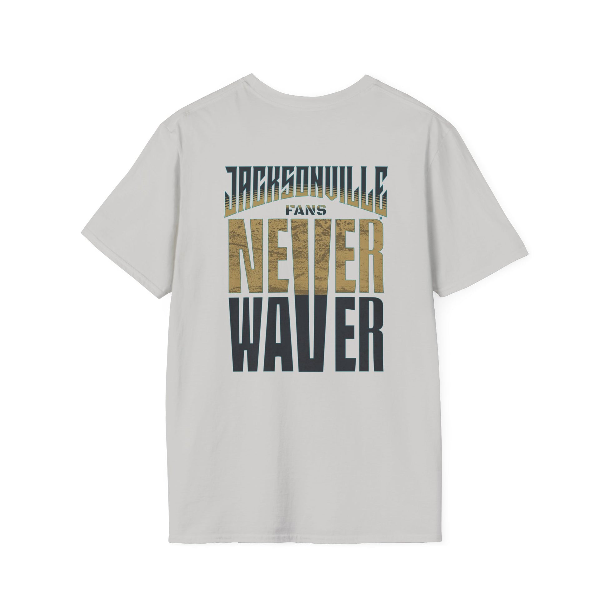 Jacksonville Fans Never Waver Unisex Softstyle T-Shirt - Never Waver