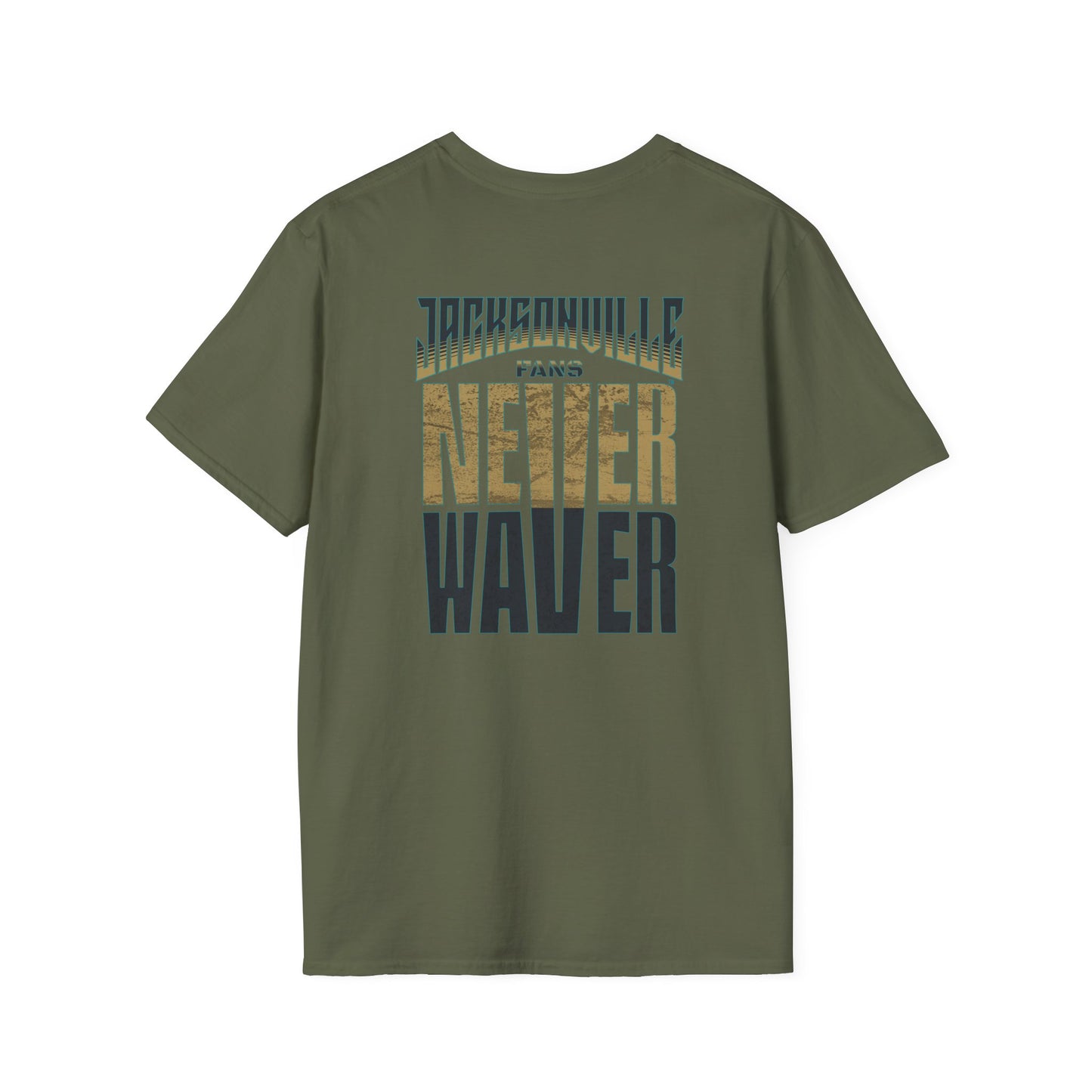 Jacksonville Fans Never Waver Unisex Softstyle T-Shirt - Never Waver