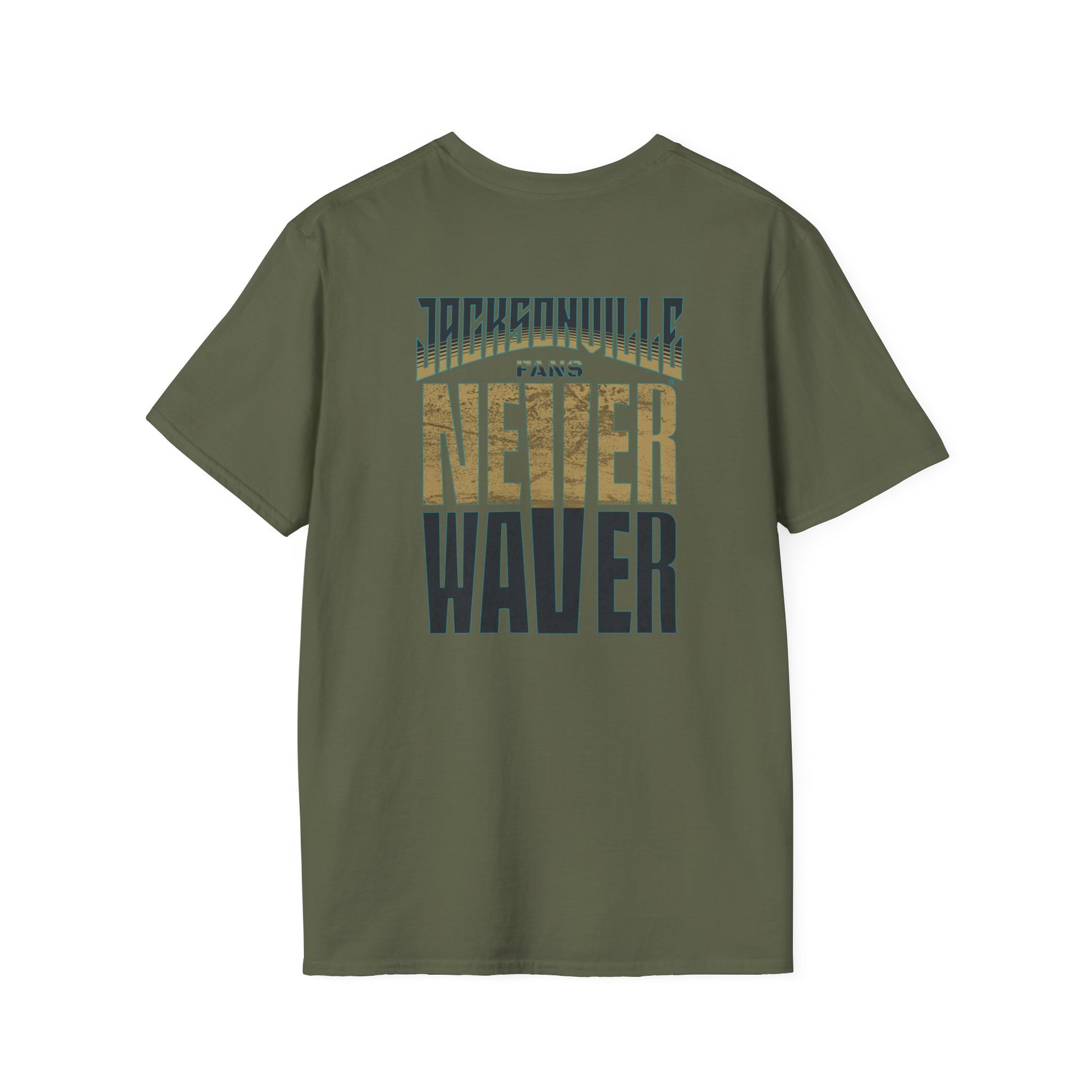 Jacksonville Fans Never Waver Unisex Softstyle T-Shirt - Never Waver