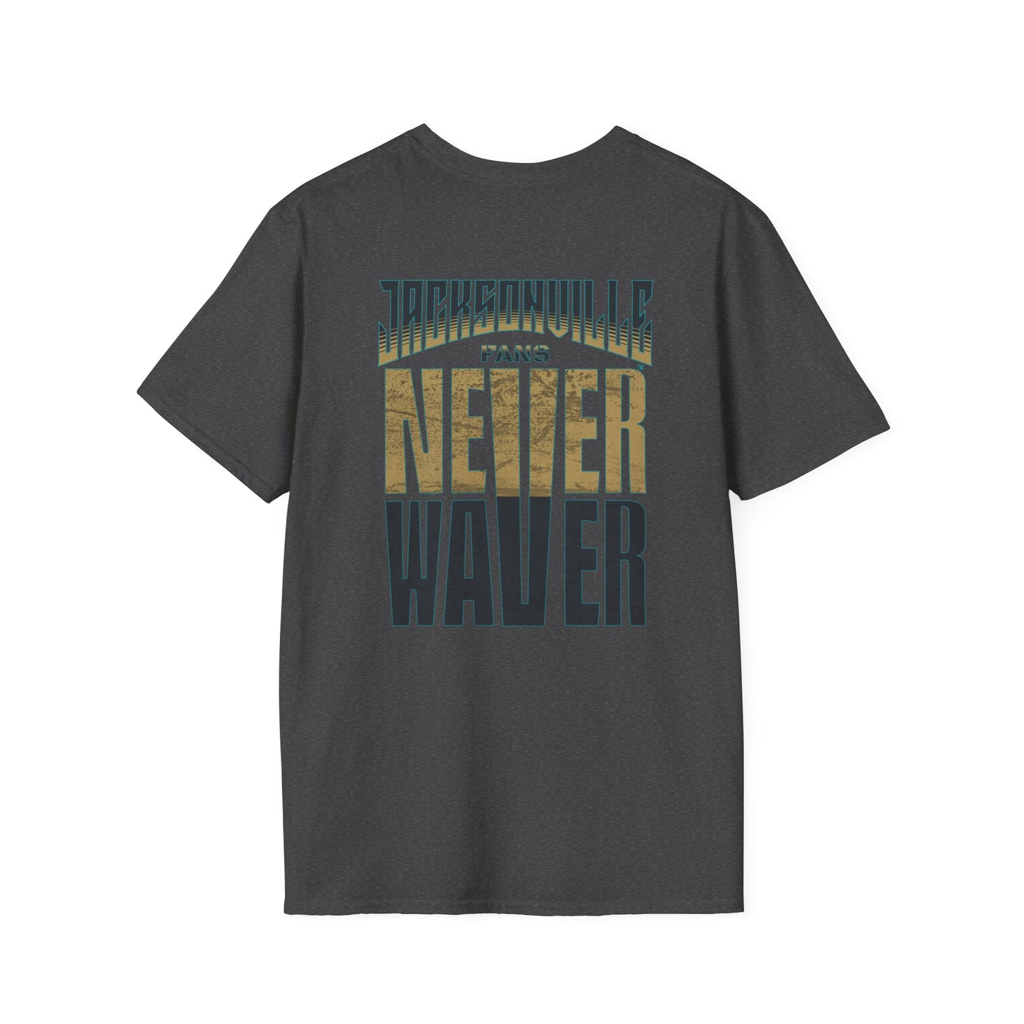 Jacksonville Fans Never Waver Unisex Softstyle T-Shirt - Never Waver