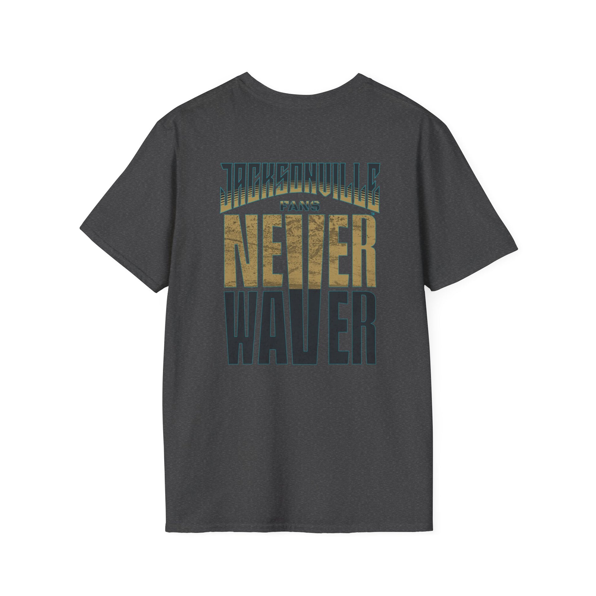 Jacksonville Fans Never Waver Unisex Softstyle T-Shirt - Never Waver