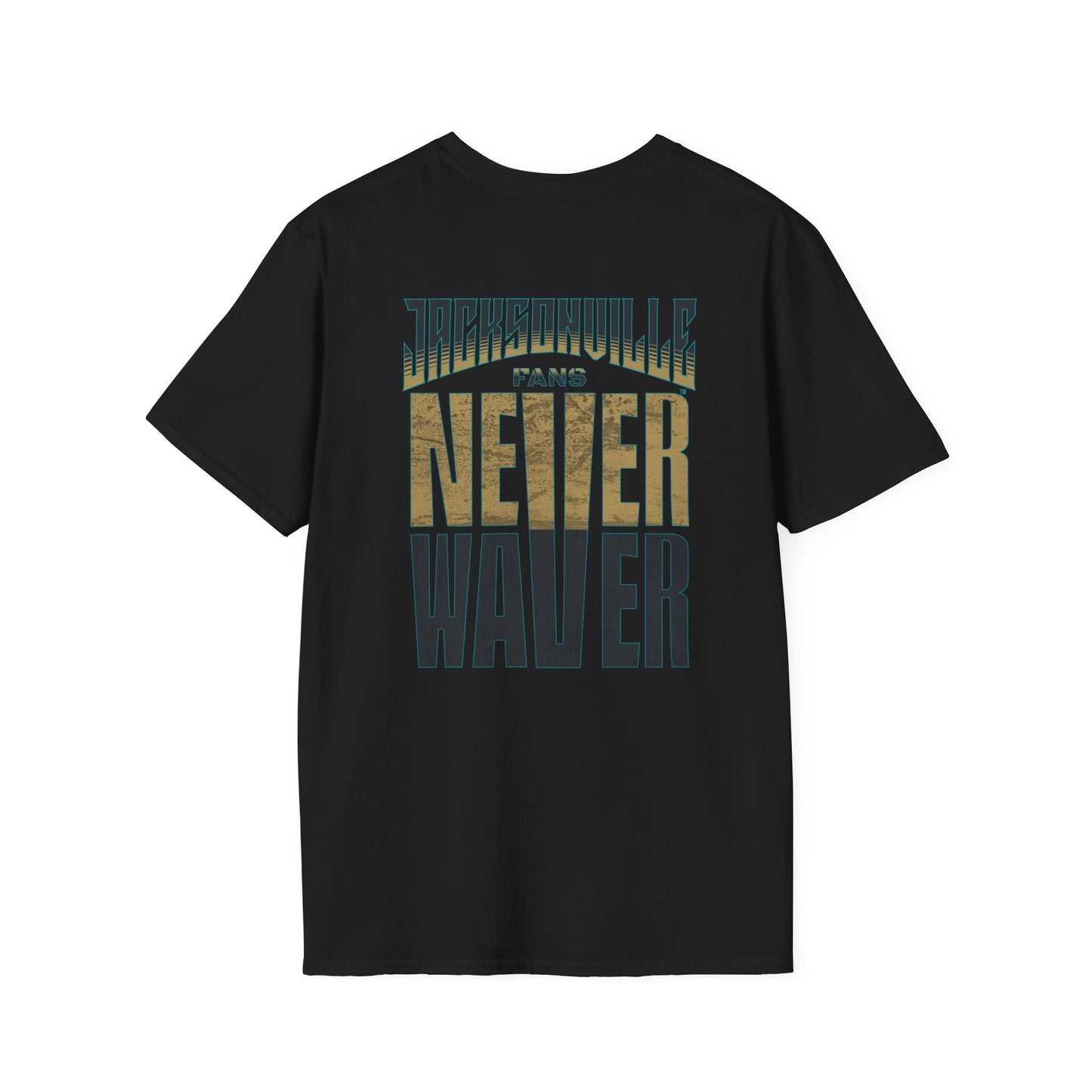 Jacksonville Fans Never Waver Unisex Softstyle T-Shirt - Never Waver