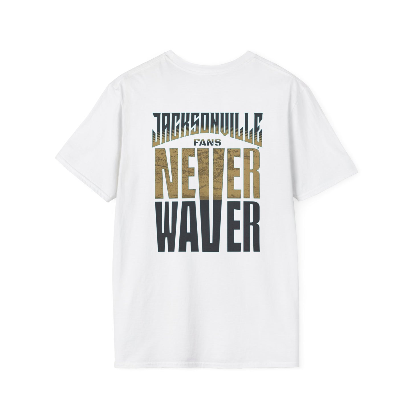 Jacksonville Fans Never Waver Unisex Softstyle T-Shirt - Never Waver