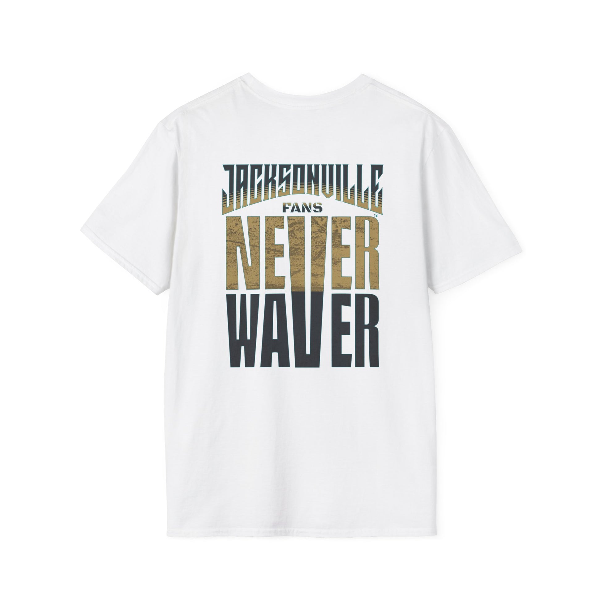 Jacksonville Fans Never Waver Unisex Softstyle T-Shirt - Never Waver