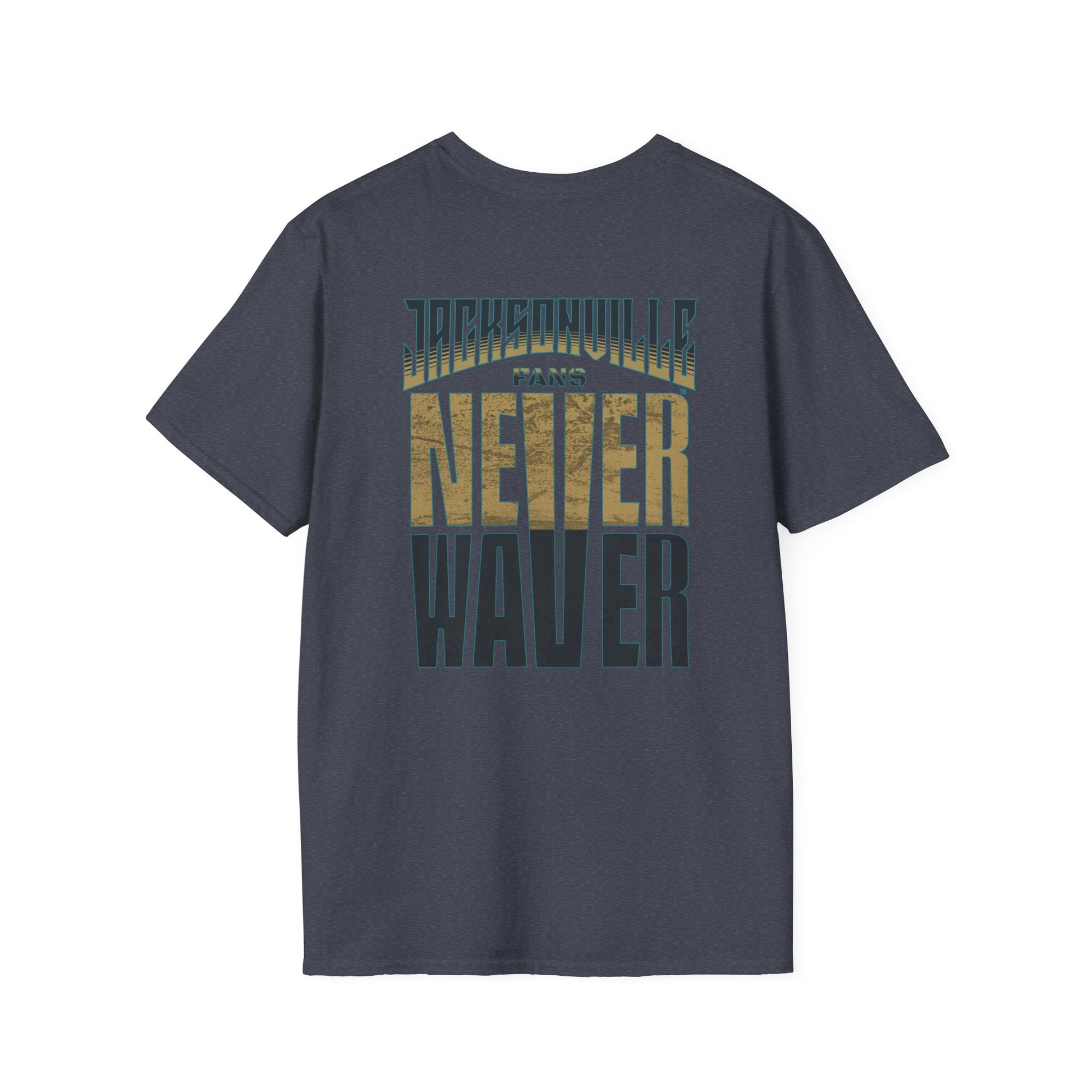 Jacksonville Fans Never Waver Unisex Softstyle T-Shirt - Never Waver