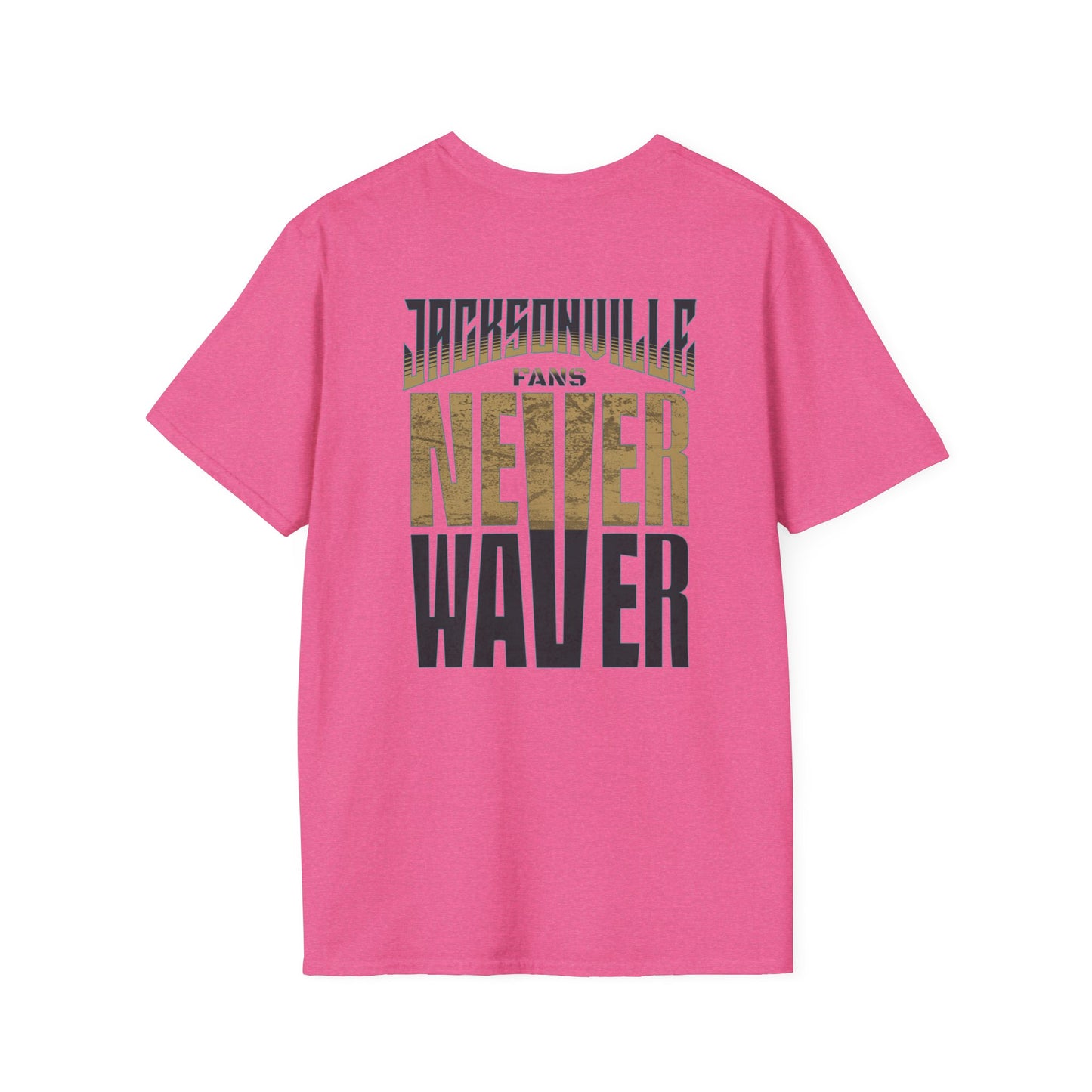 Jacksonville Fans Never Waver Unisex Softstyle T-Shirt - Never Waver