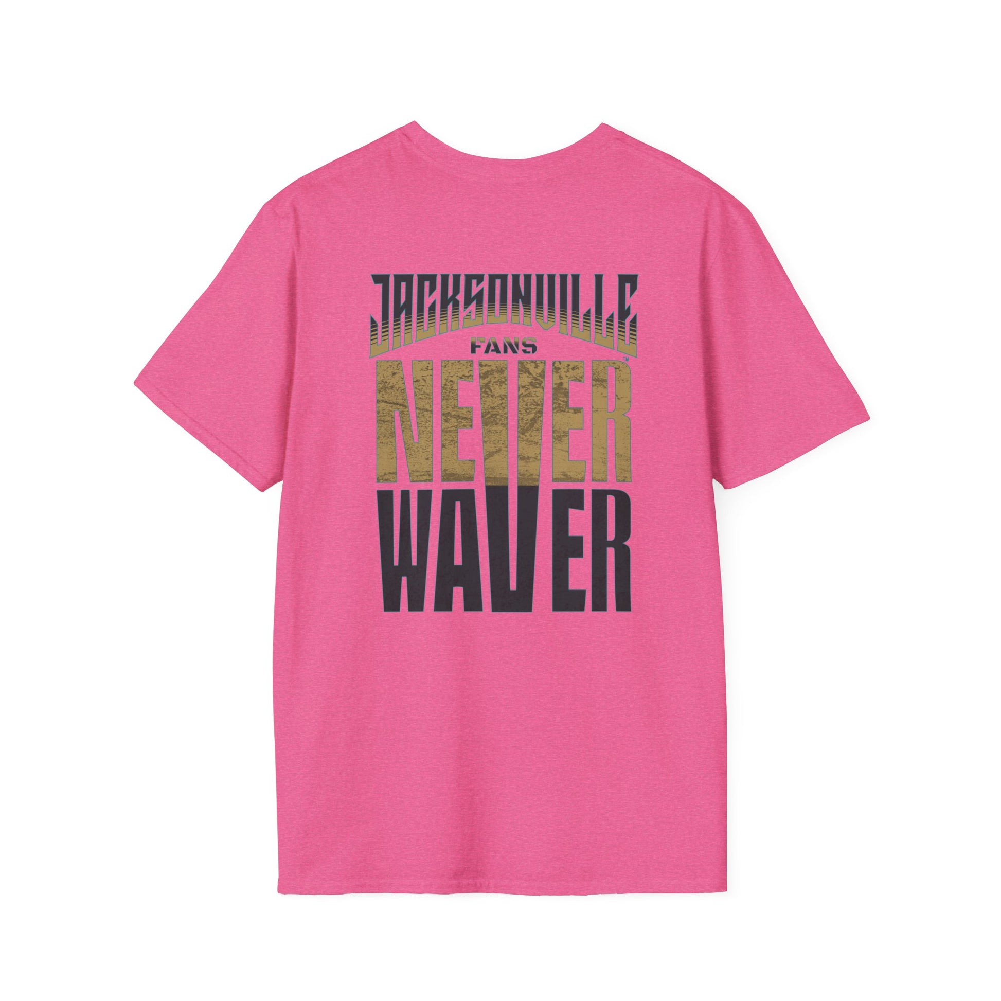 Jacksonville Fans Never Waver Unisex Softstyle T-Shirt - Never Waver