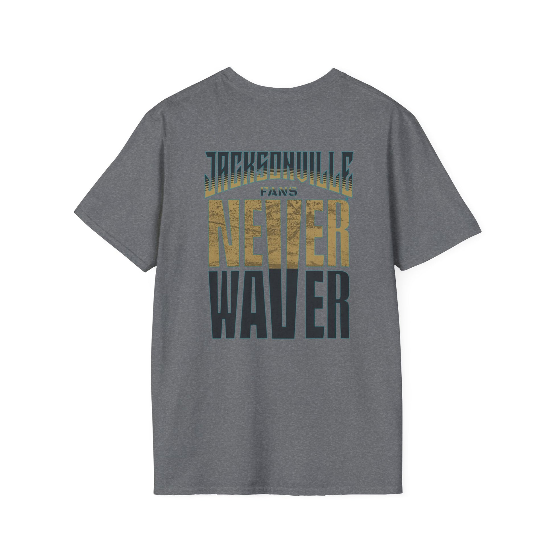 Jacksonville Fans Never Waver Unisex Softstyle T-Shirt - Never Waver