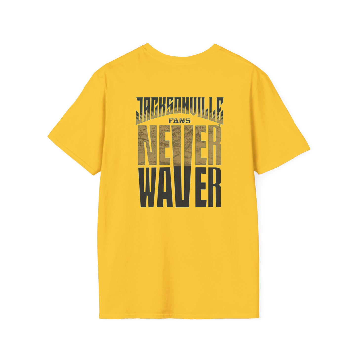 Jacksonville Fans Never Waver Unisex Softstyle T-Shirt - Never Waver