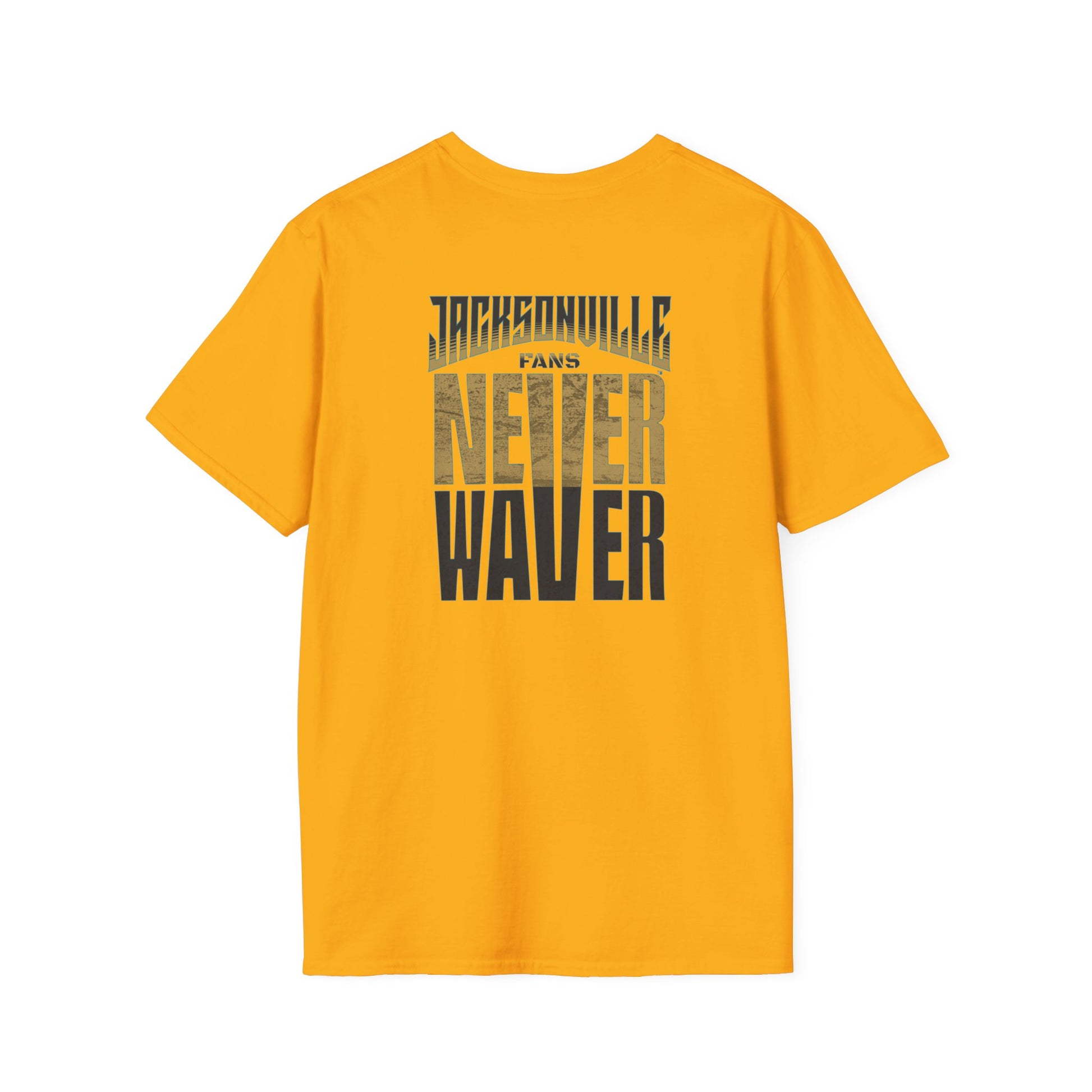 Jacksonville Fans Never Waver Unisex Softstyle T-Shirt - Never Waver