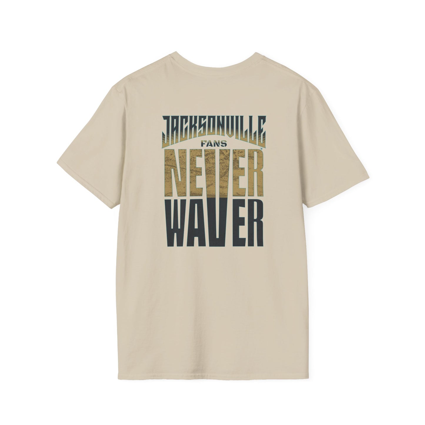 Jacksonville Fans Never Waver Unisex Softstyle T-Shirt - Never Waver