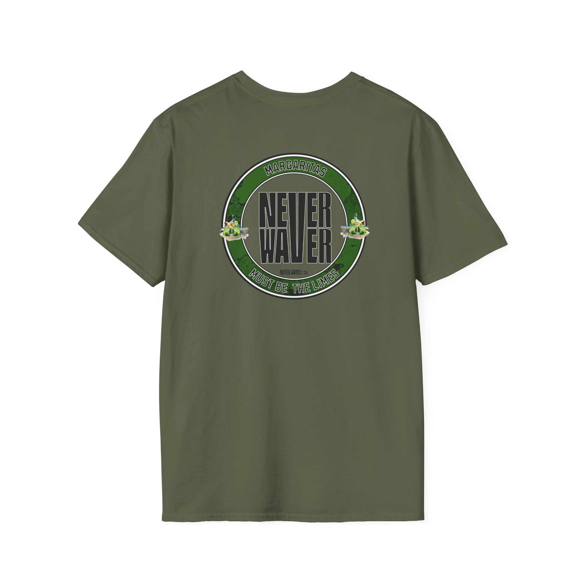 Margaritas Never waver It must be the Limes Unisex Softstyle T-Shirt - Never Waver