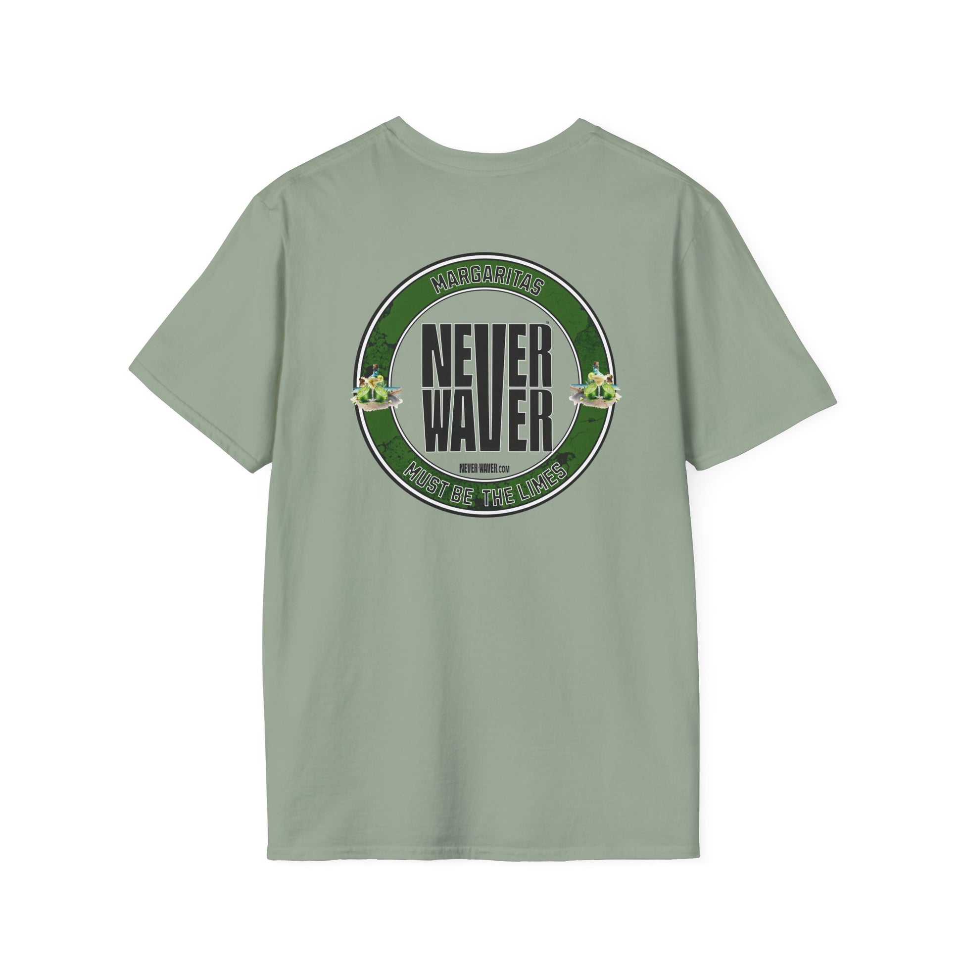 Margaritas Never waver It must be the Limes Unisex Softstyle T-Shirt - Never Waver