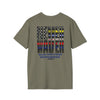 Never Waver Always Back Our First Responders Unisex Soft style T-Shirt - Never Waver