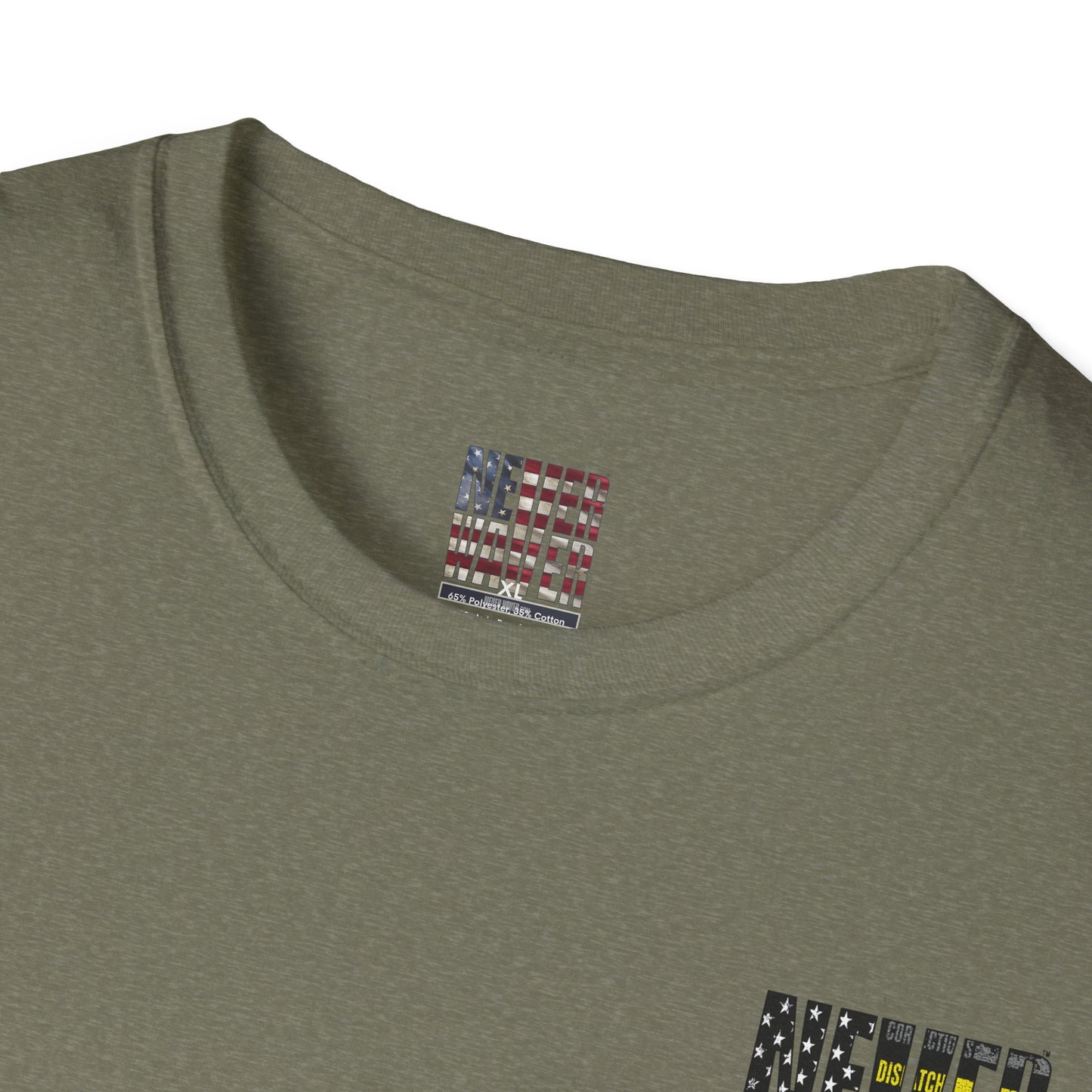 Never Waver Always Back Our First Responders Unisex Soft style T-Shirt - Never Waver