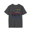 Never Waver Always Back Our First Responders Unisex Soft style T-Shirt - Never Waver