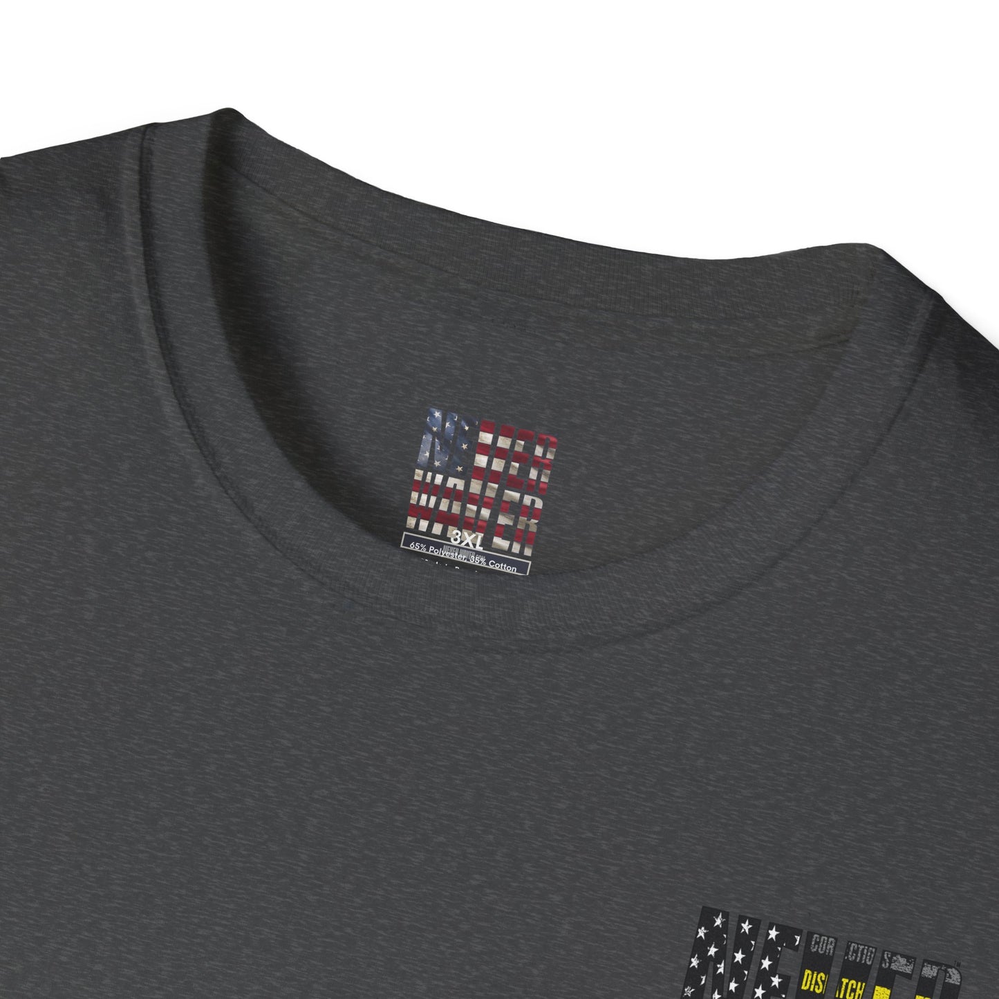 Never Waver Always Back Our First Responders Unisex Soft style T-Shirt - Never Waver