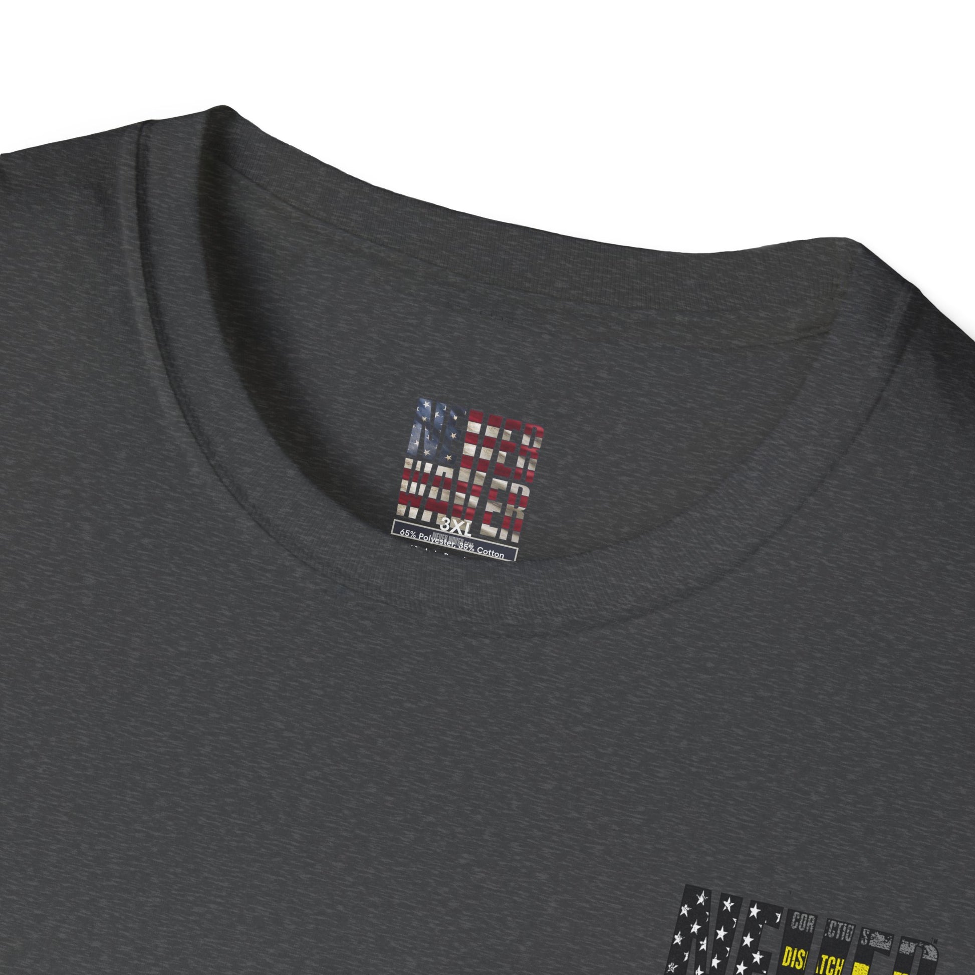 Never Waver Always Back Our First Responders Unisex Soft style T-Shirt - Never Waver