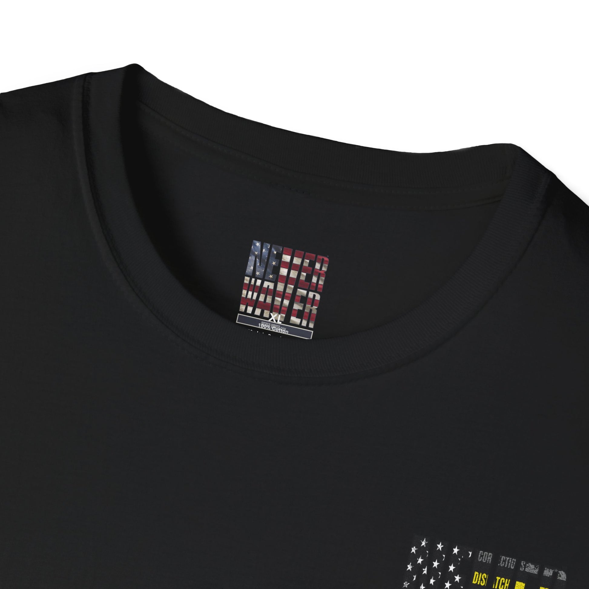 Never Waver Always Back Our First Responders Unisex Soft style T-Shirt - Never Waver